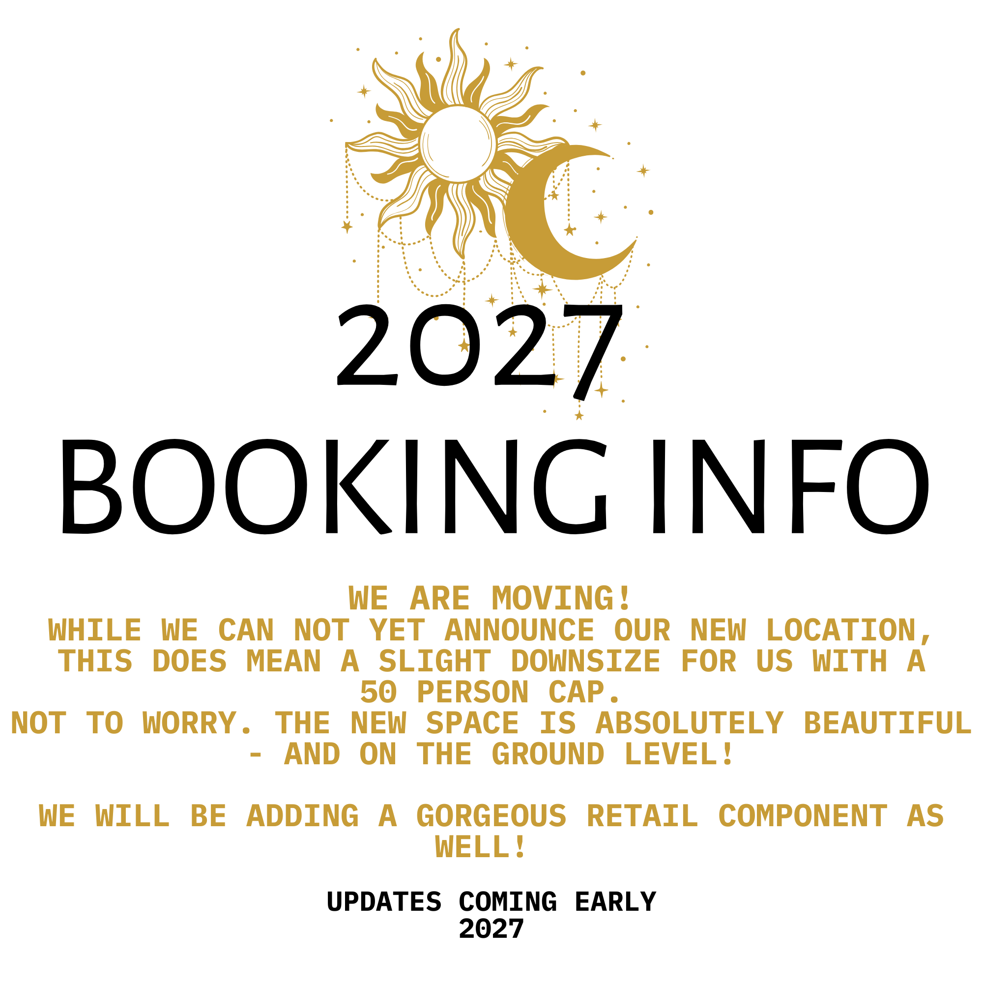 2027 Booking Update