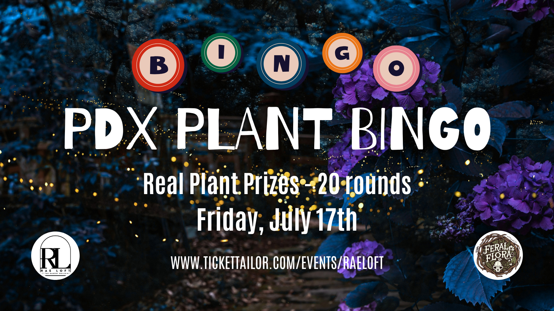 Plant Bingo, Event Venue, Party, Night Out, Date Night, Girls Night, Plats, Portland, Weddings, Wedding Venue, Events, Bride, Groom, Ceremony, Rehearsal, Reception, July, Summer
