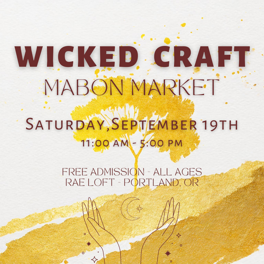 Portland, Oregon, Market, Vendors, Crafts, Mabon, Witchy, Vibes, Music, Arts, Event Space, Weddings, Bride, Groom, Reception, PDX, Rae, Fall, Harvest, Saturday