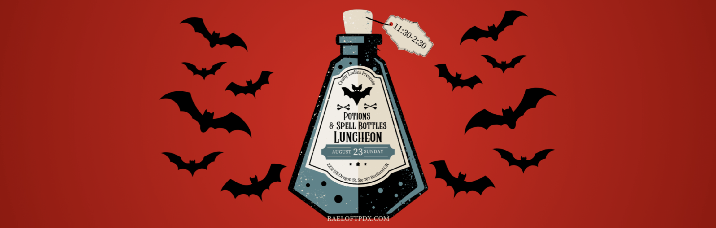Lunch, Brunch, cocktails, happy hour, Portland, PDX, Rae Loft, Wictchcraft, Witchy, Spell Jars, Spell bottles, Potions, Craft Class, Arts, Fun, Date, Girls Night Out