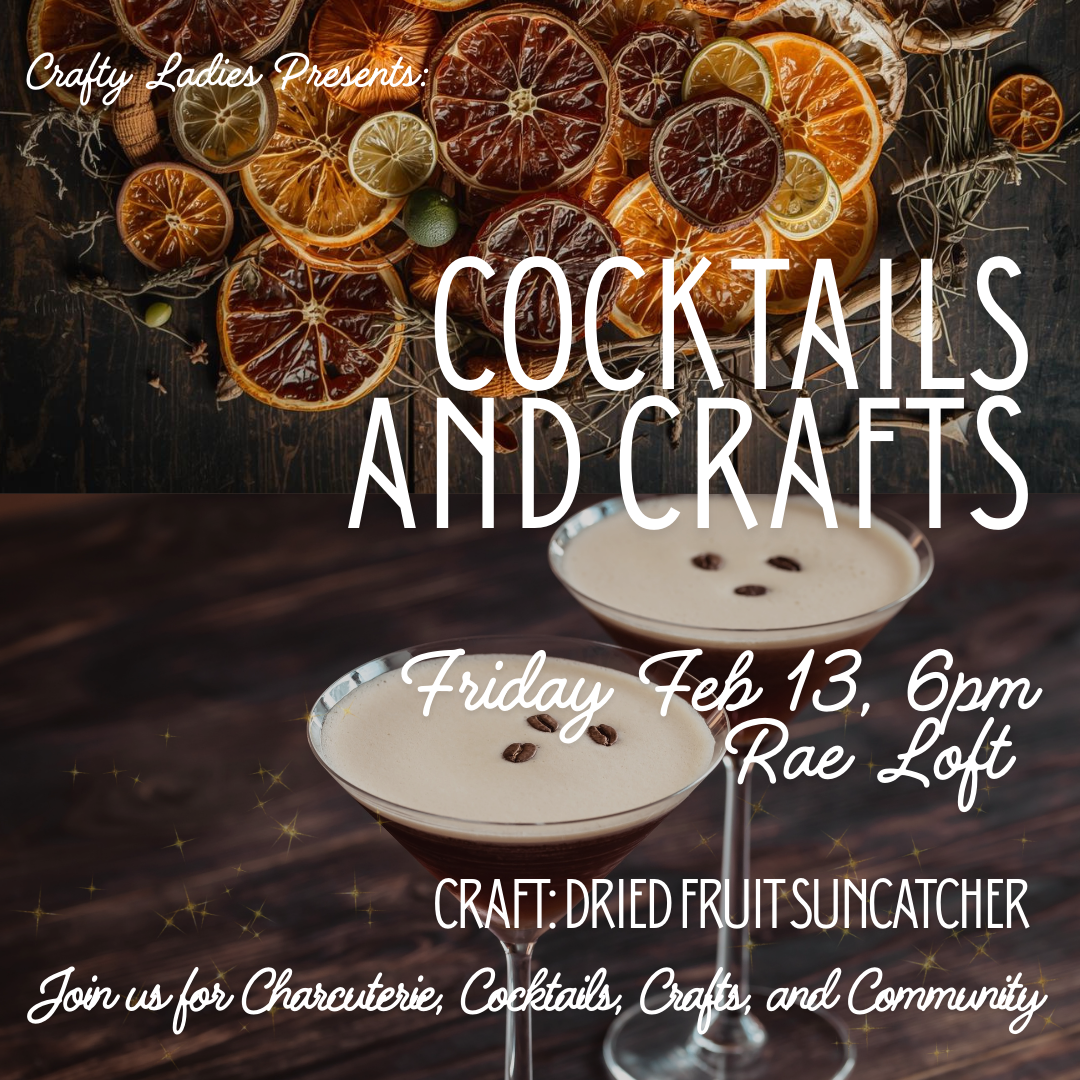 Crafts Cocktails Happy Hour Witches Witchy Martini Espresso Date Night Networking Drinks Venue Space Wedding Portland Reception