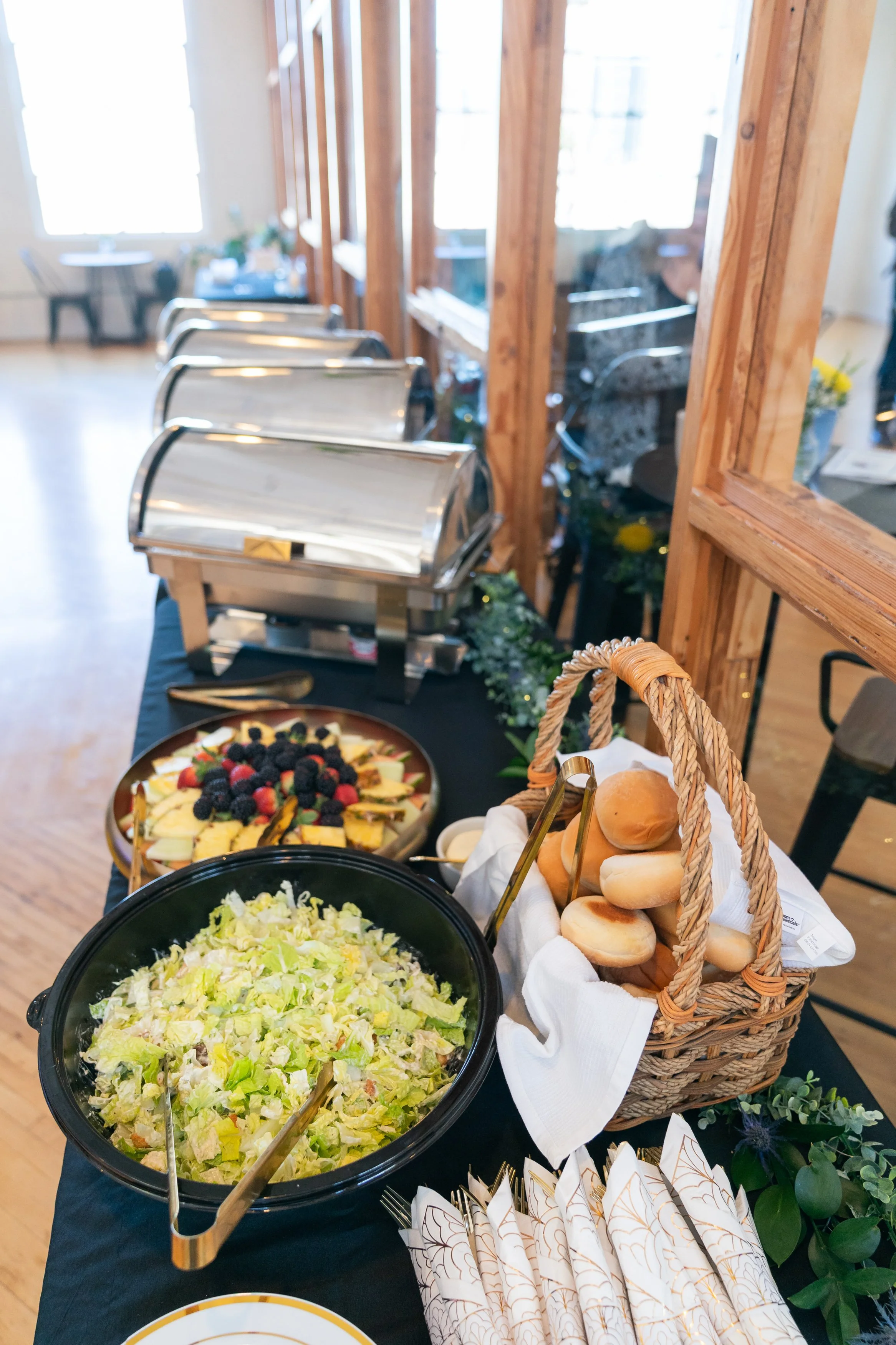 Catering for small events at Rae Loft