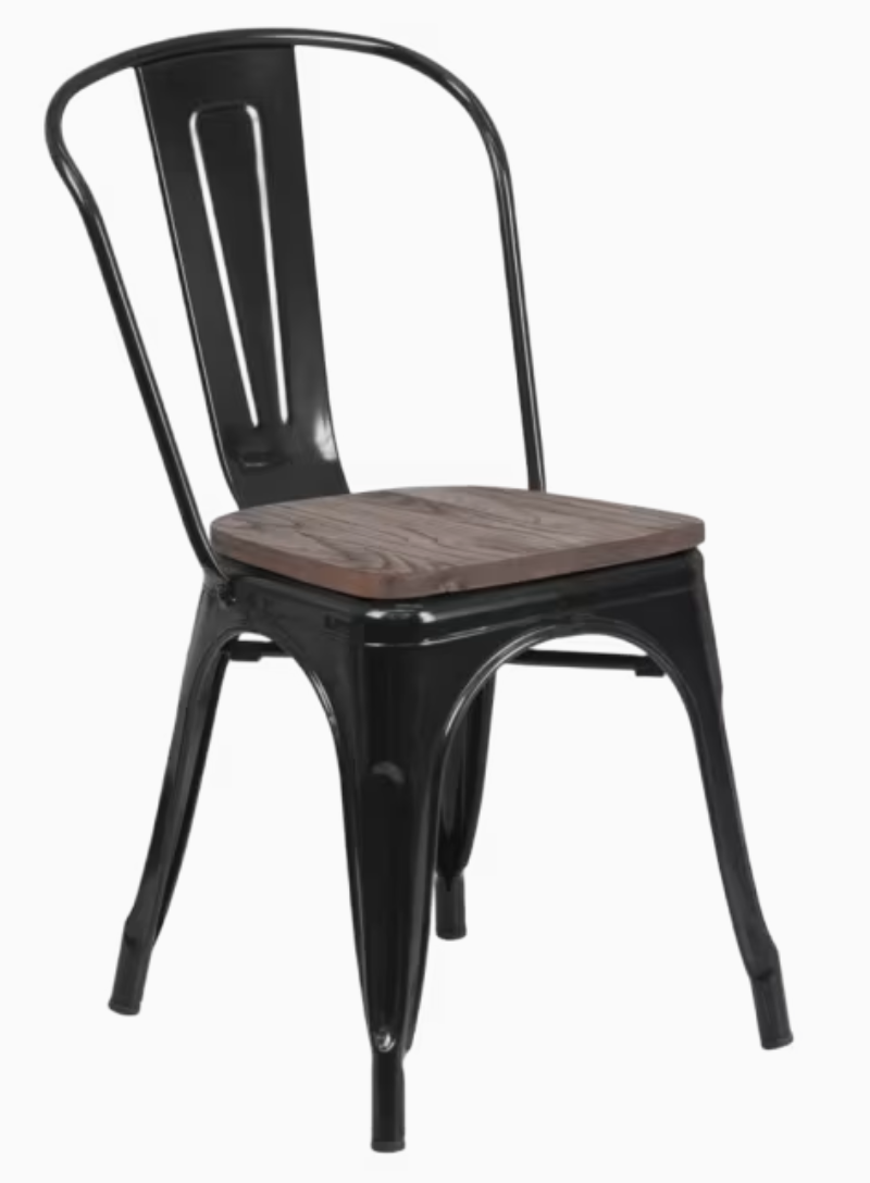 Bistro Cafe Chair Folding Chairs Rental Portland Event rental wedding rental rentals Portland, OR Weddings Parties Pick Up