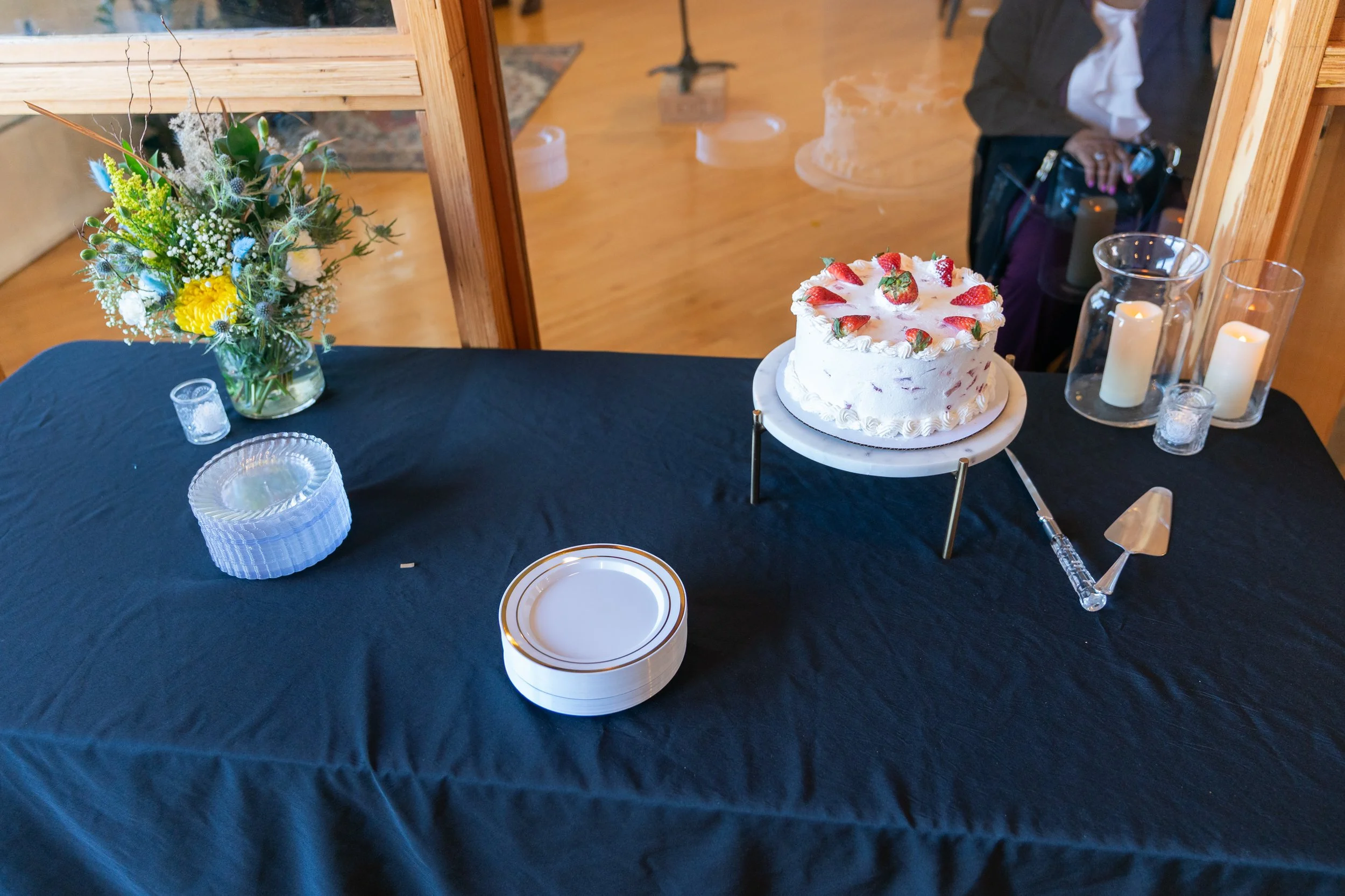 Open Catering Policy, decorations, and florals available