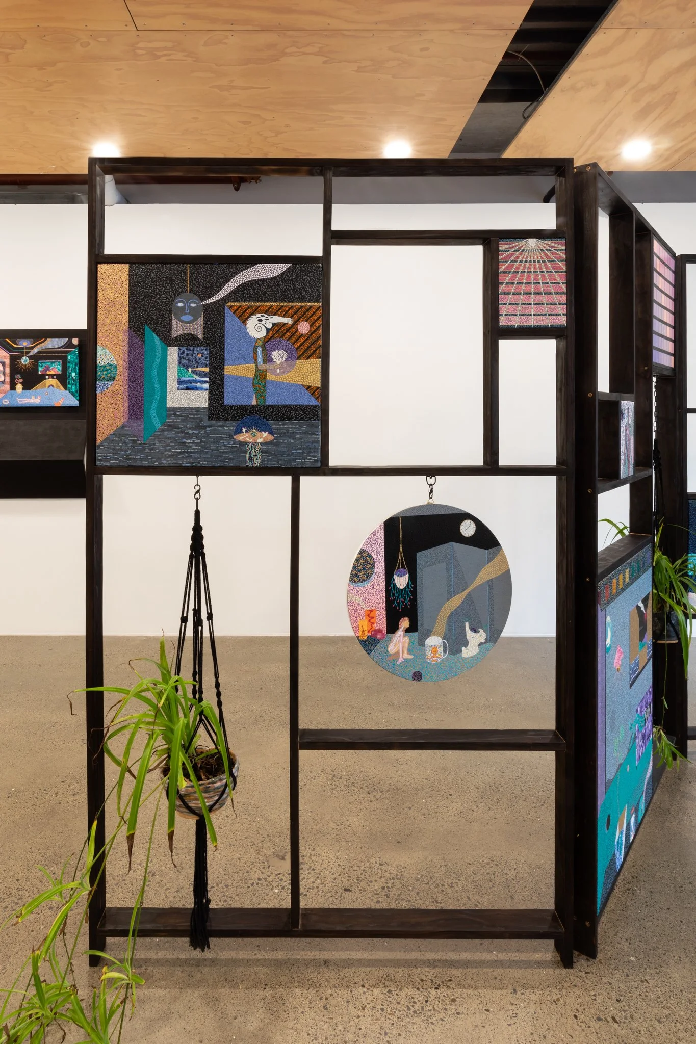 Installation view Anatomy of a Screen, Arie Hellendoorn