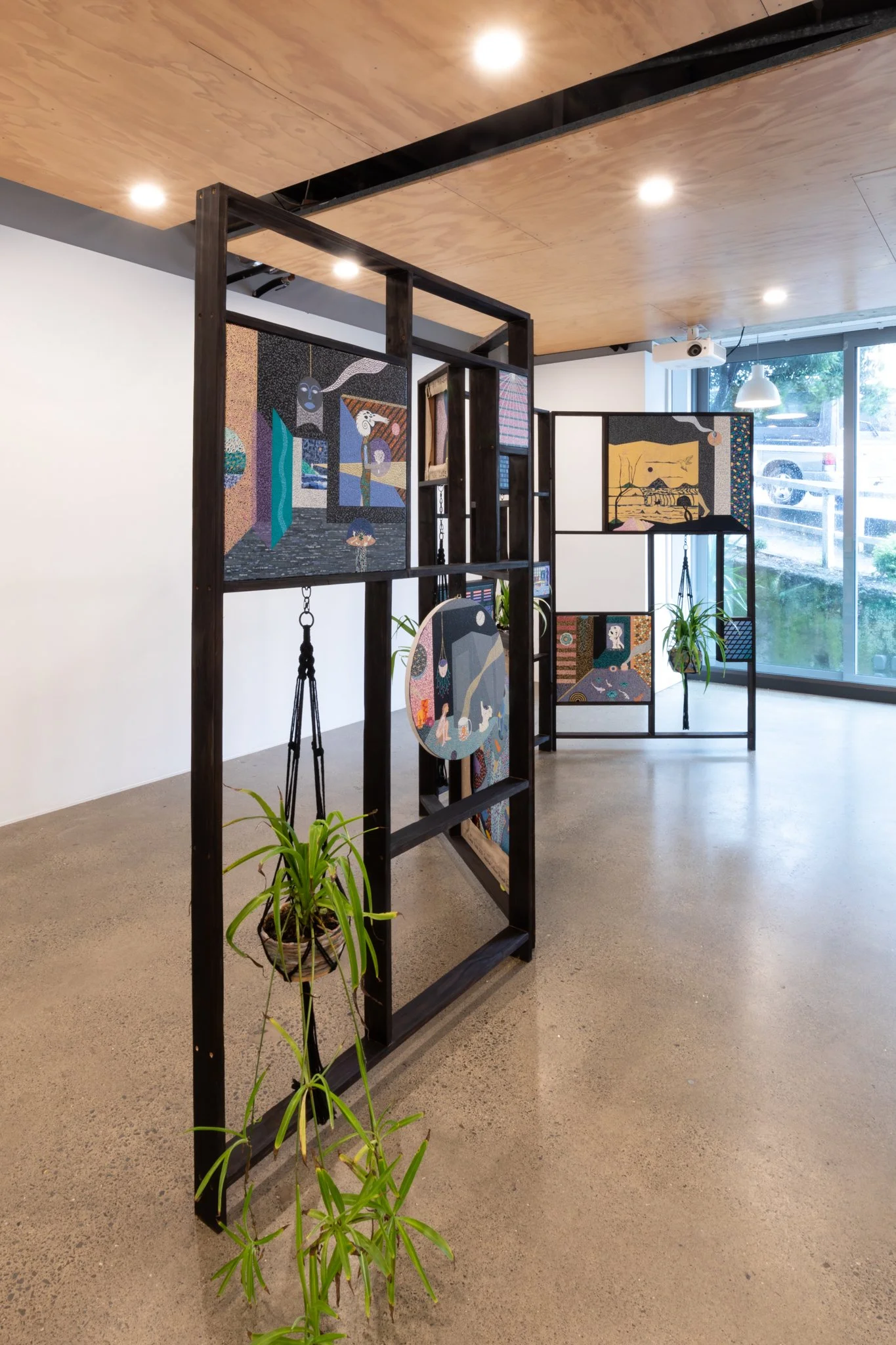 Installation view Anatomy of a Screen, Arie Hellendoorn