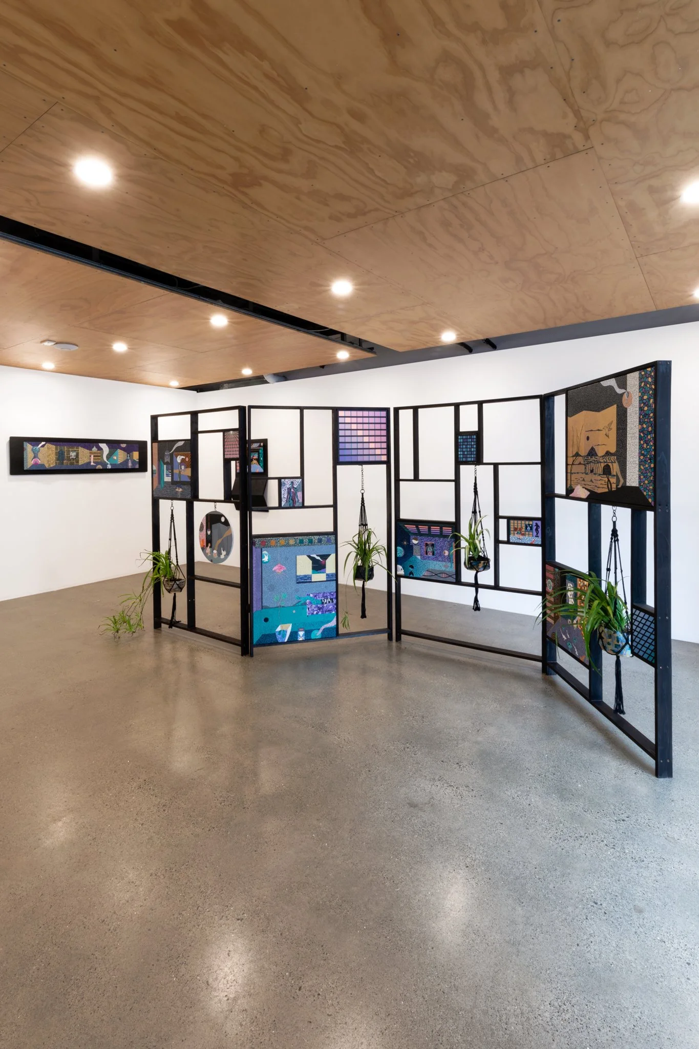 Installation view Anatomy of a Screen, Arie Hellendoorn