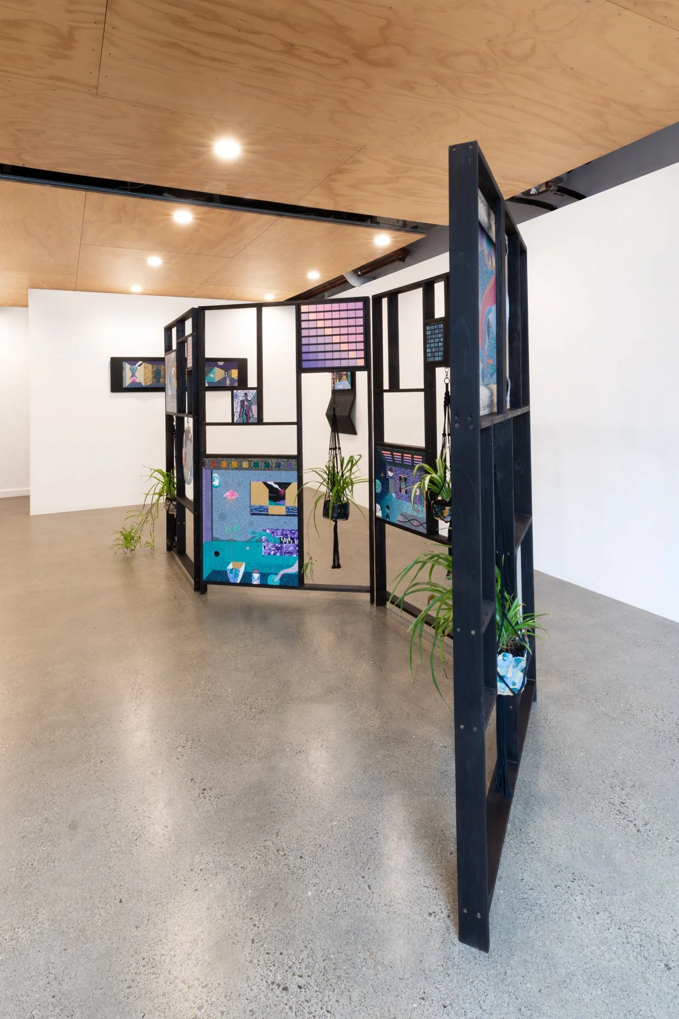 Installation view Anatomy of a Screen, Arie Hellendoorn