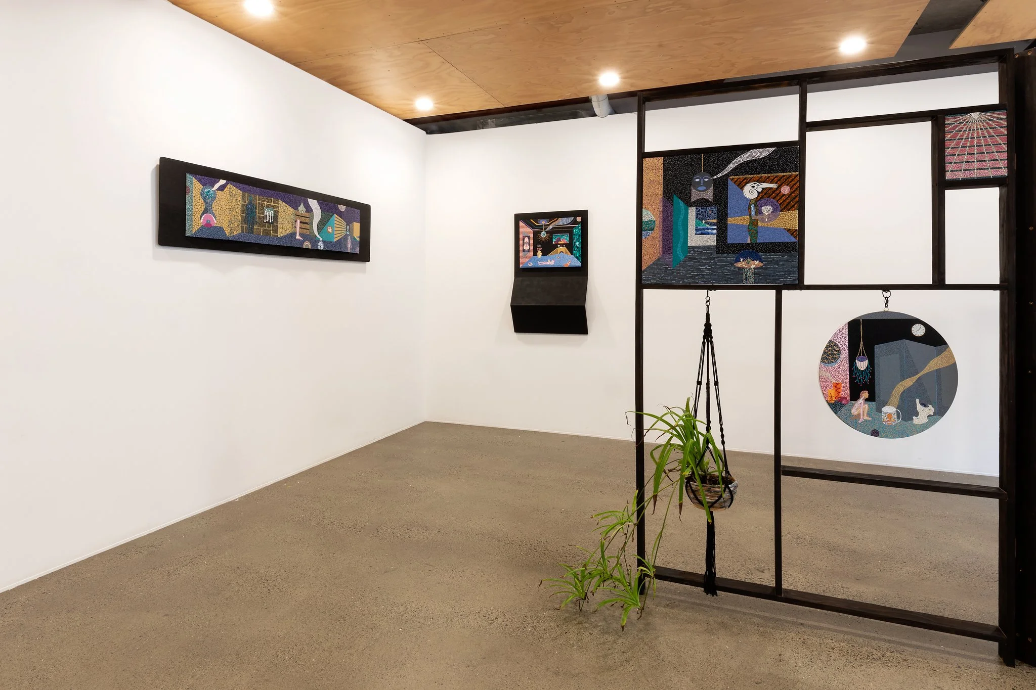 Installation view Anatomy of a Screen, Arie Hellendoorn