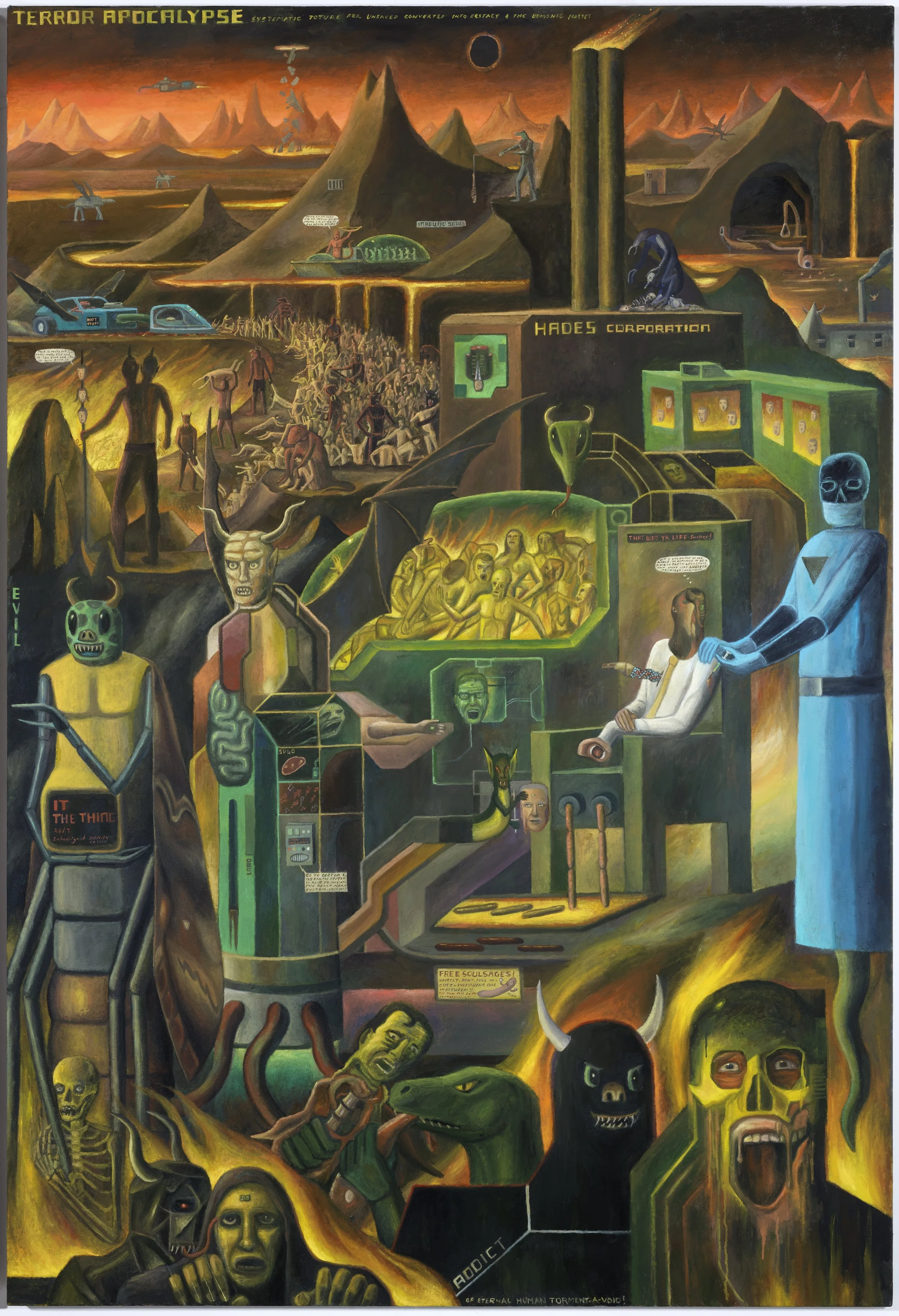 Matt Hunt, Edge of Eternity, 2025, Oil on canvas, right panel 