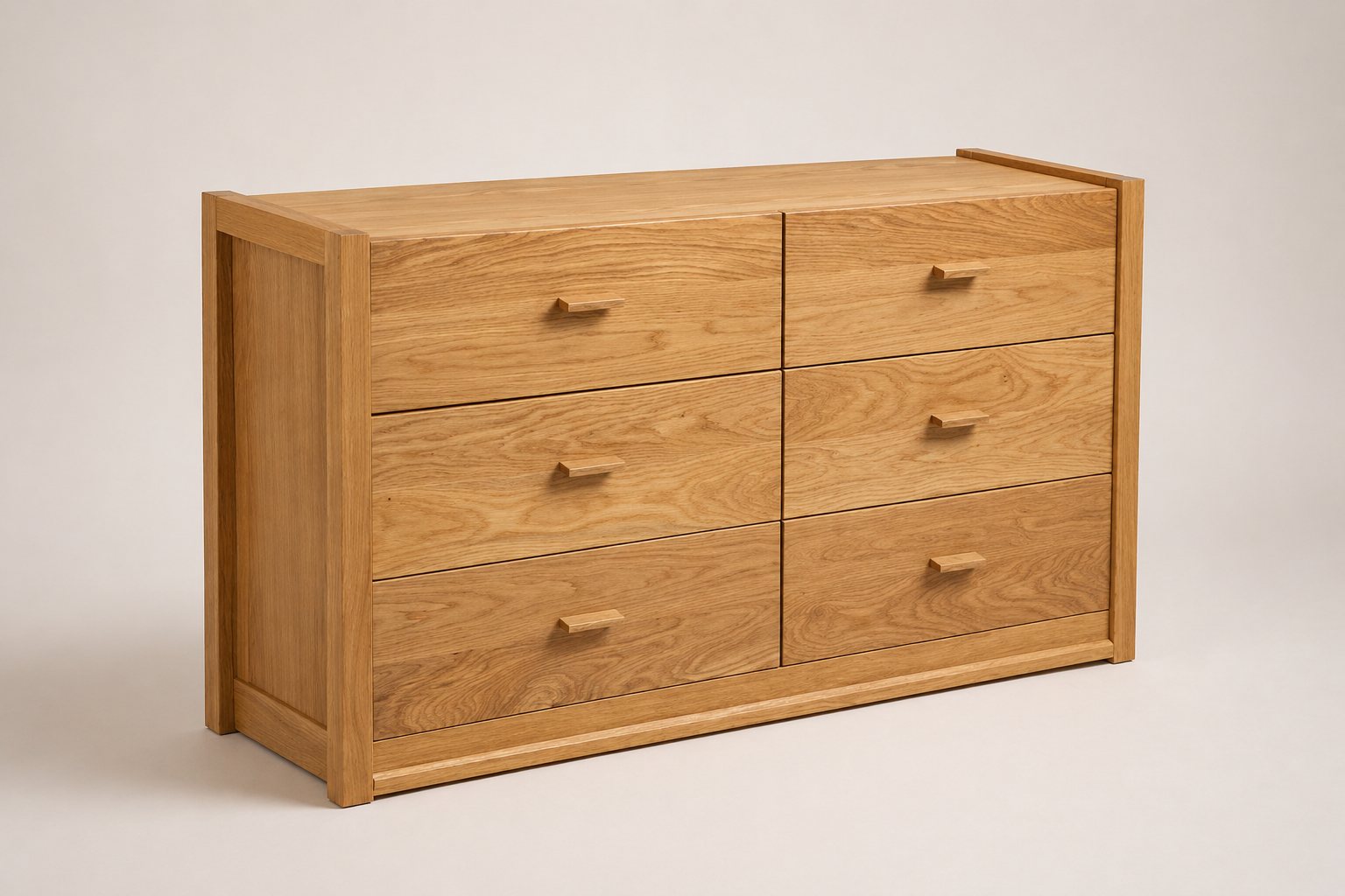Modern White Oak Dresser