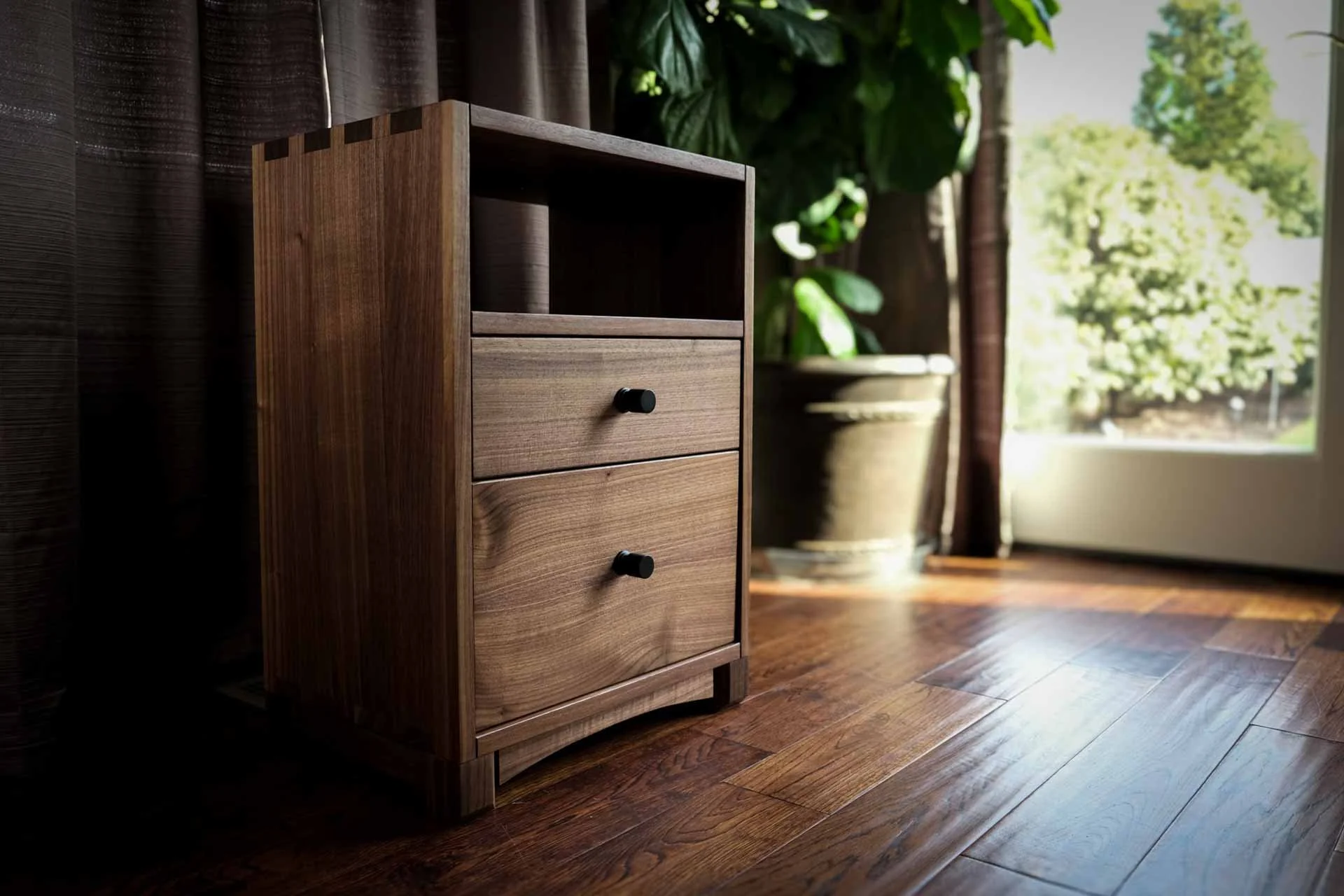 Walnut Dovetail Nightstands