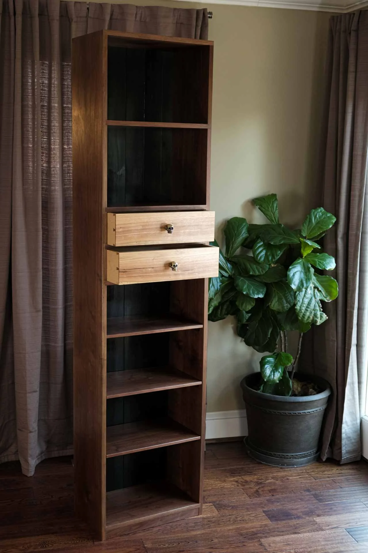 Walnut Bookcase