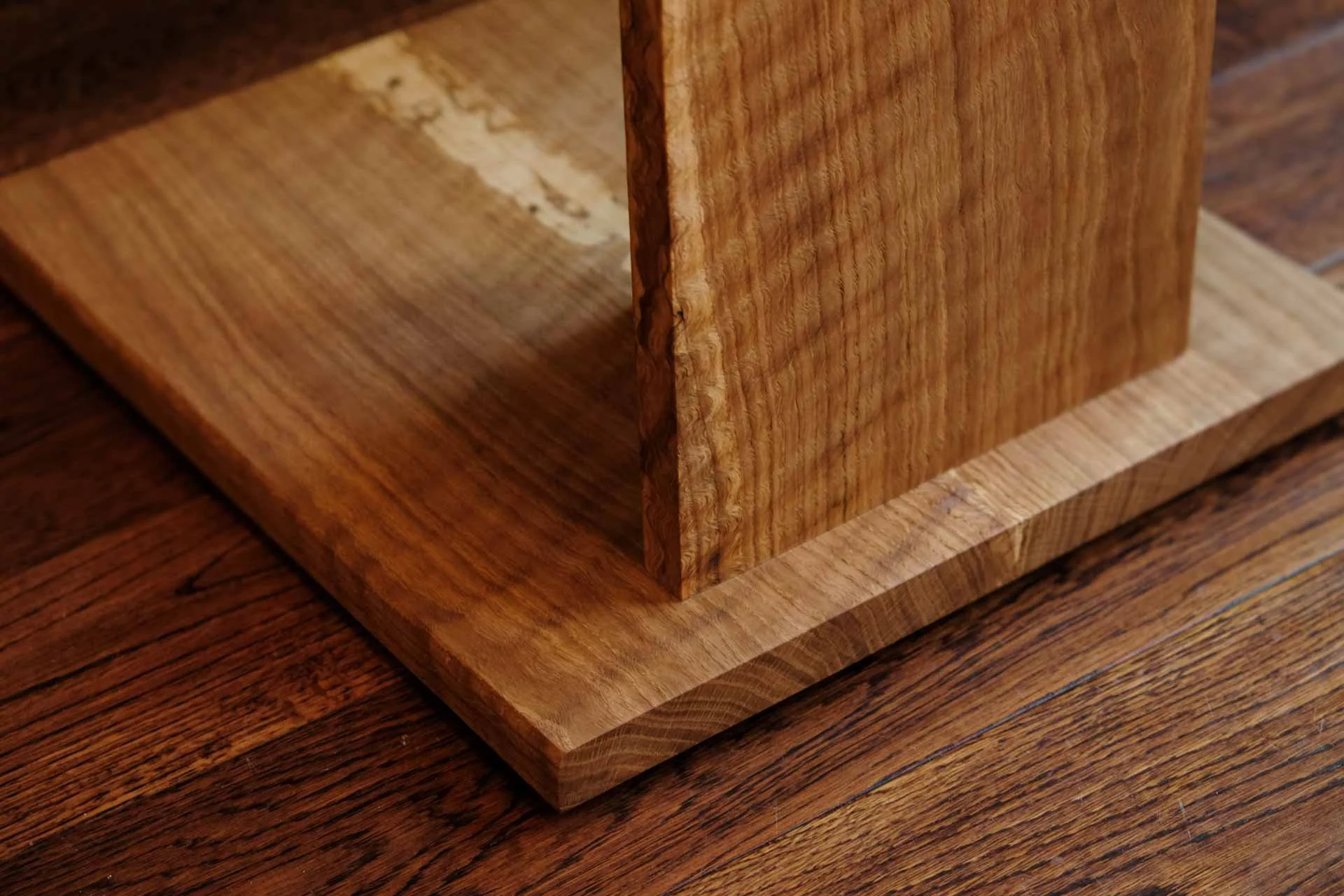 Custom Curly Oak Speaker Stand