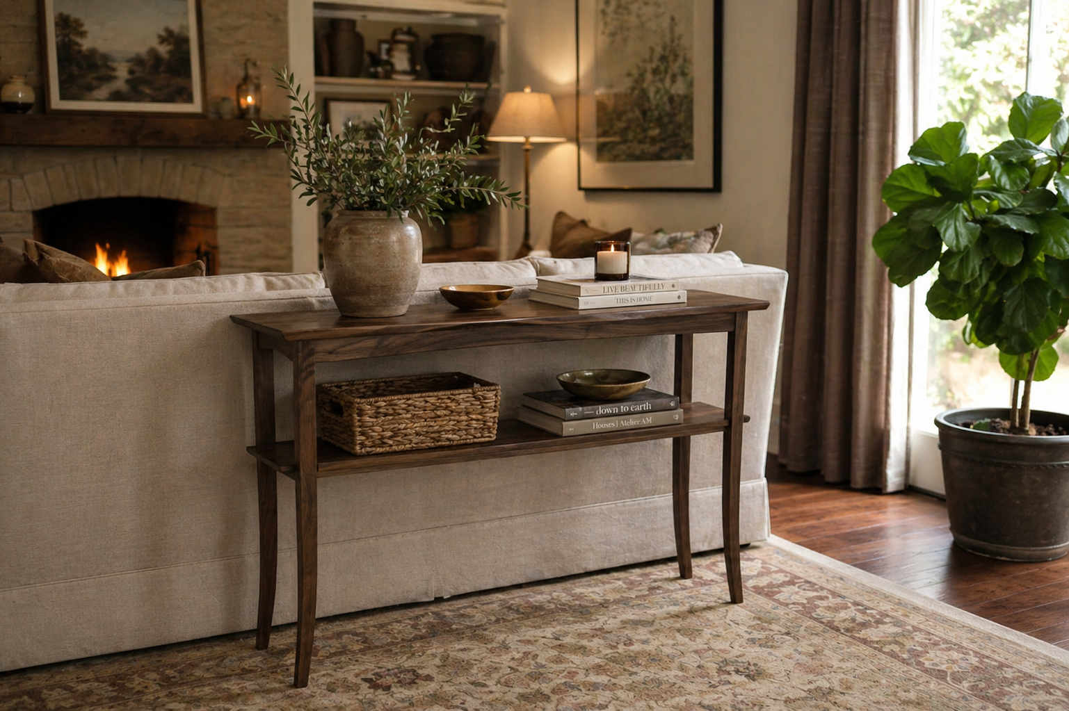 Black Walnut Occasion Table