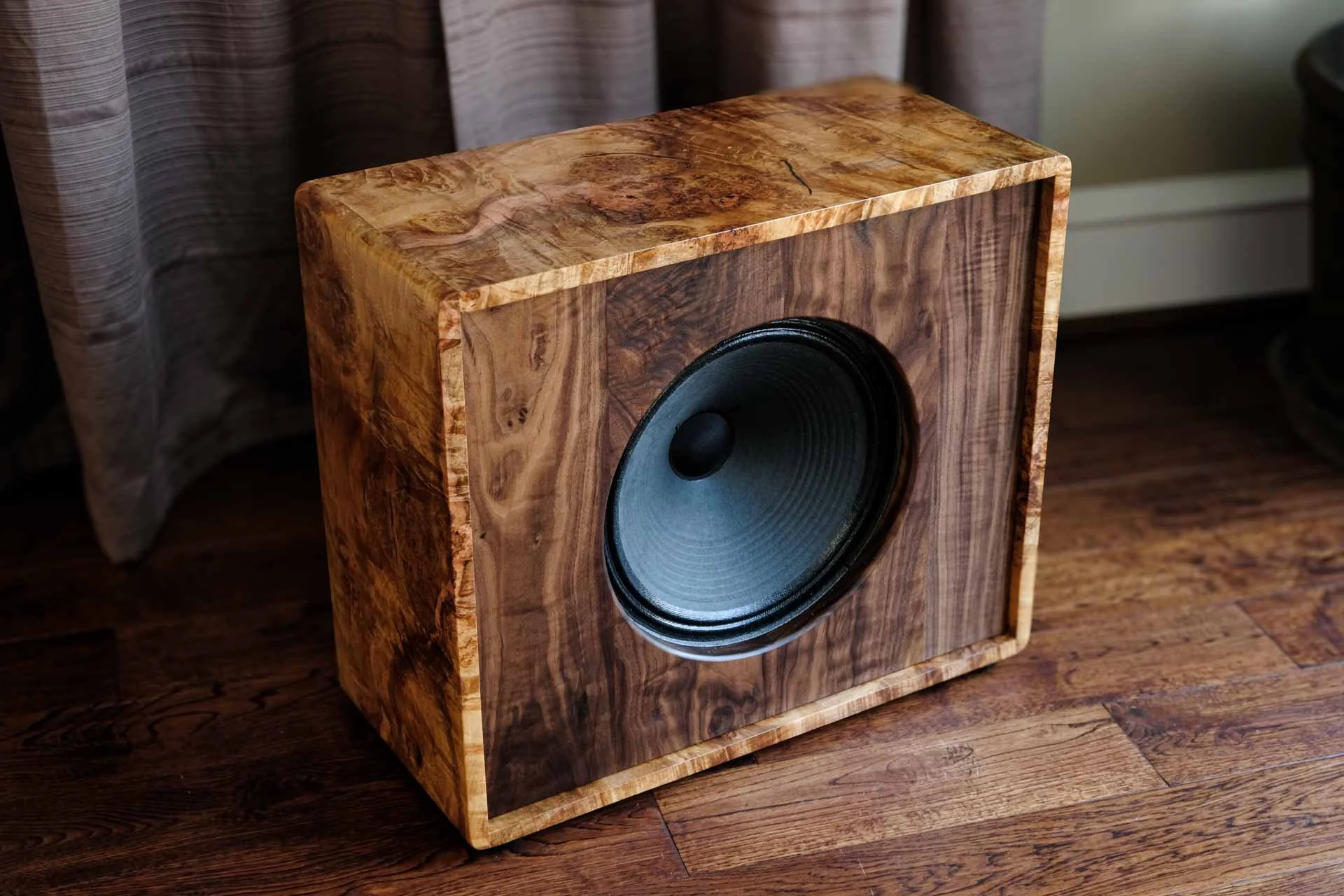 Burl Maple Speaker Cabinet