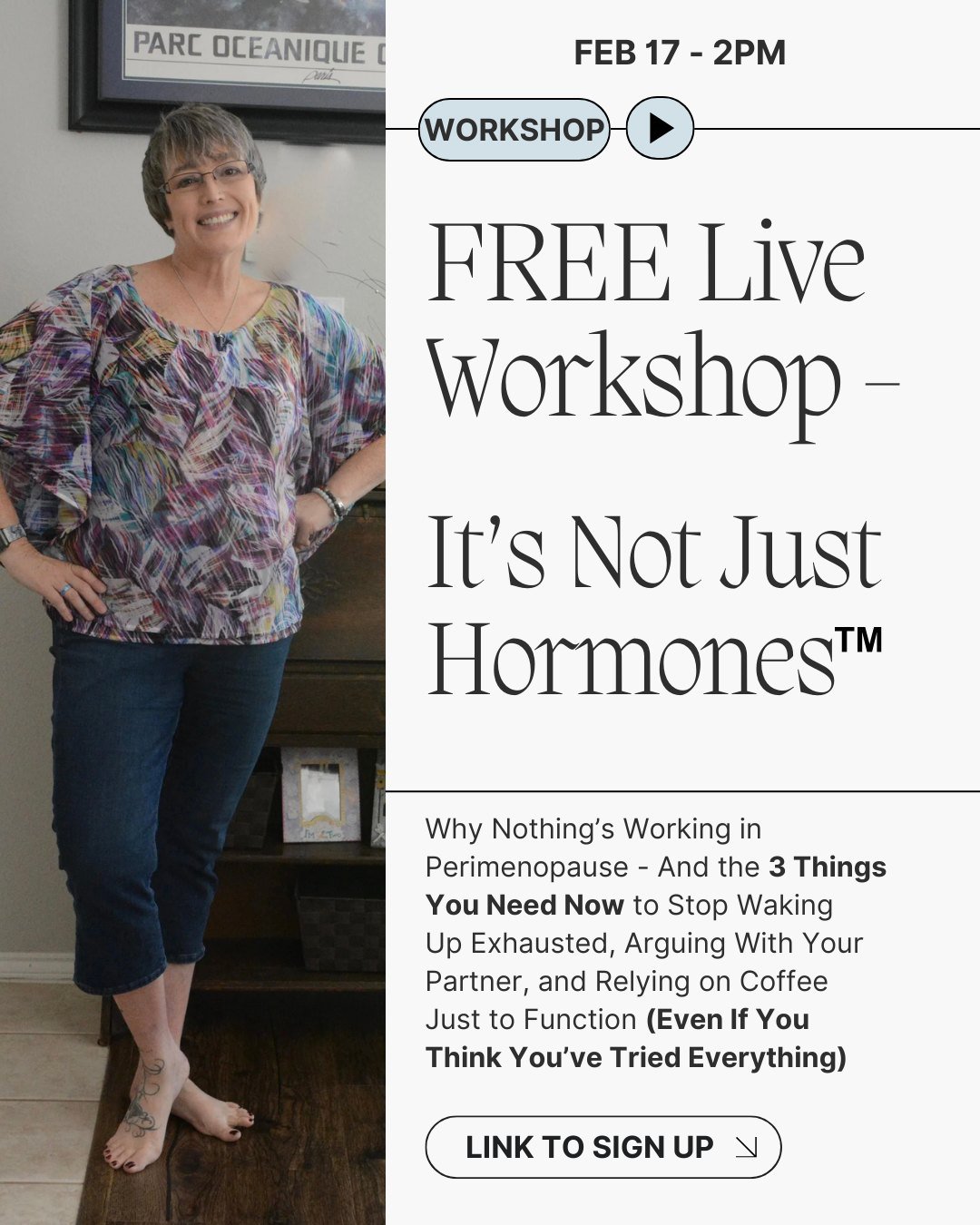 You're already awake at 3am.
You need coffee by 9am just to stay upright.
You snap at people you love for no reason.

And you know something's wrong - but your labs say you're fine.

Here's what I've learned after working with hundreds of women in pe