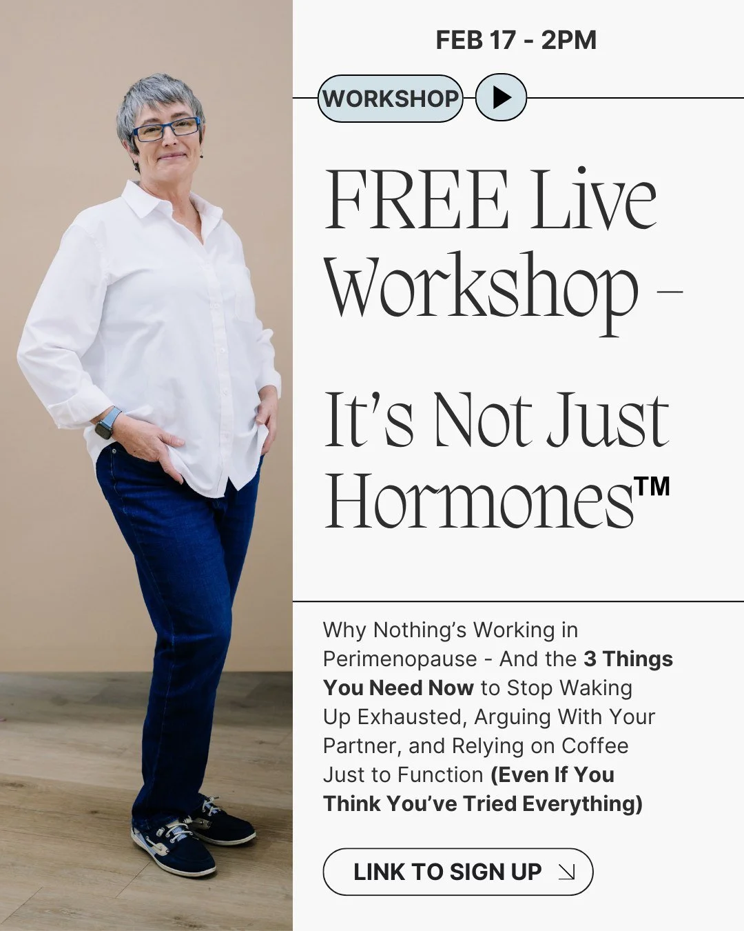You wake up exhausted before the day even starts.

You're doing everything "right" - eating well, moving your body, trying to manage stress.

But your clothes don't fit. Your brain feels foggy. And your mood? A total rollercoaster.

You've 