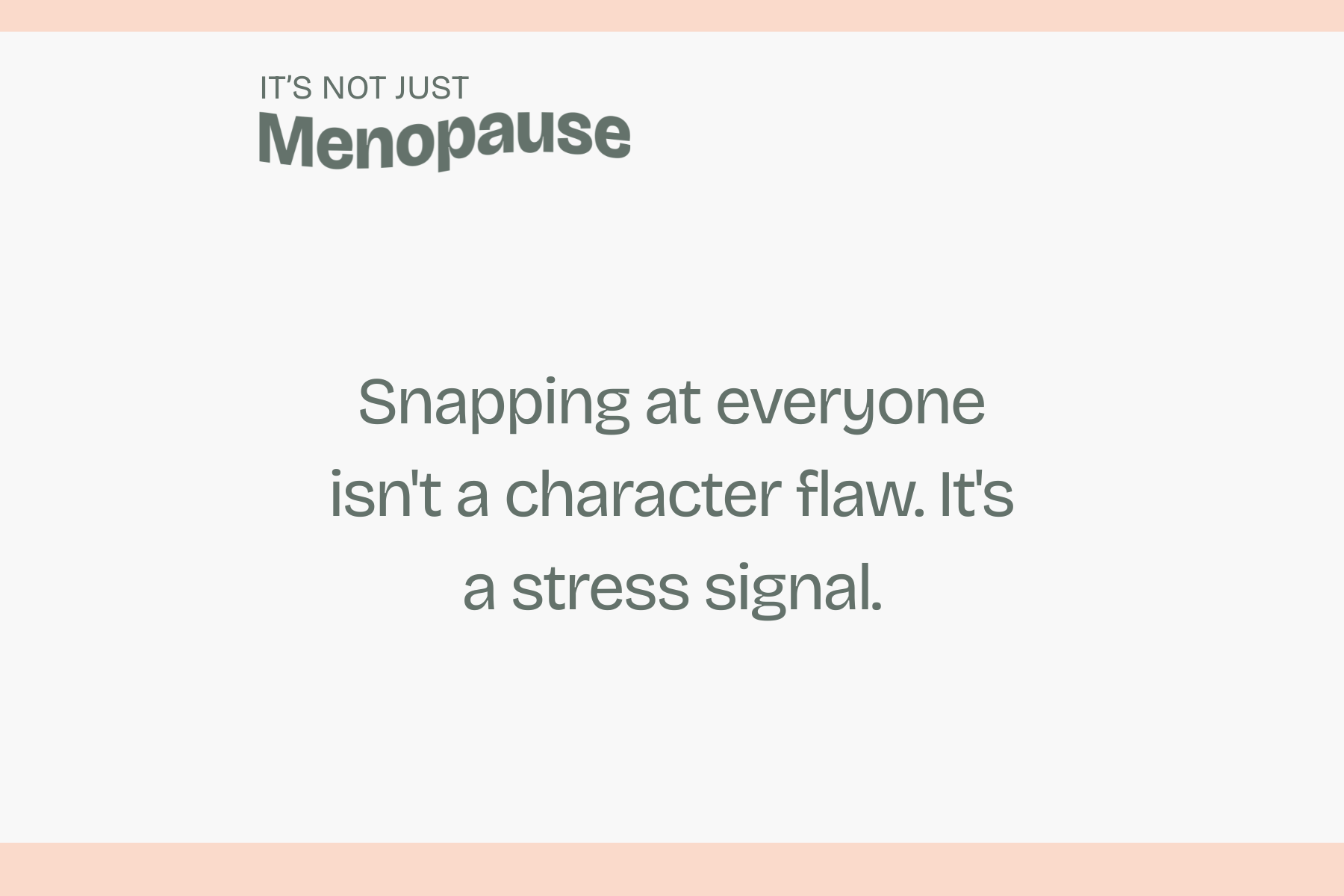 Ep. 124 | Why You're Snapping at Everyone, and It's Not Just Hormones