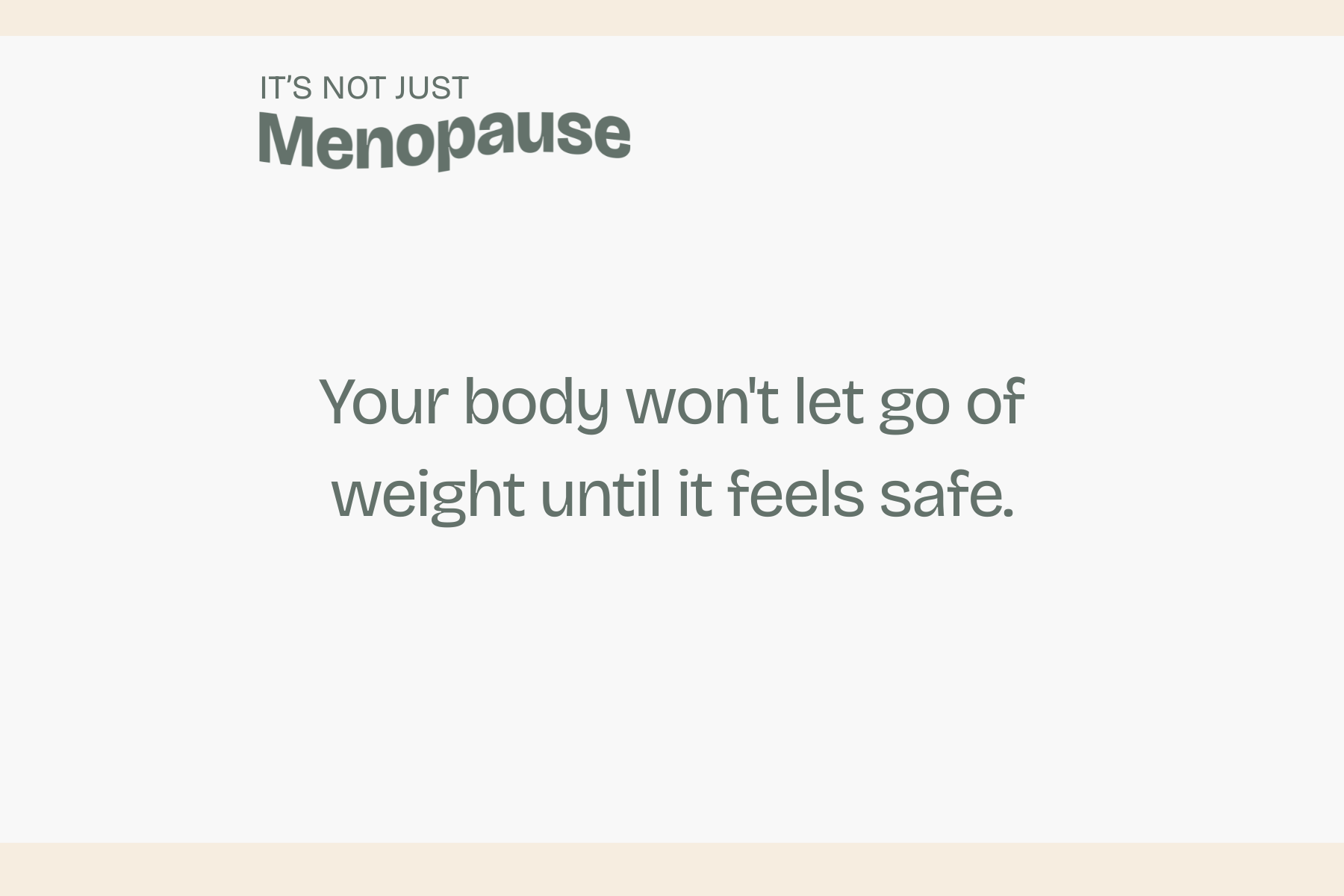 Ep. 123 | What 'Feeling Safe' Actually Means for Your Metabolism