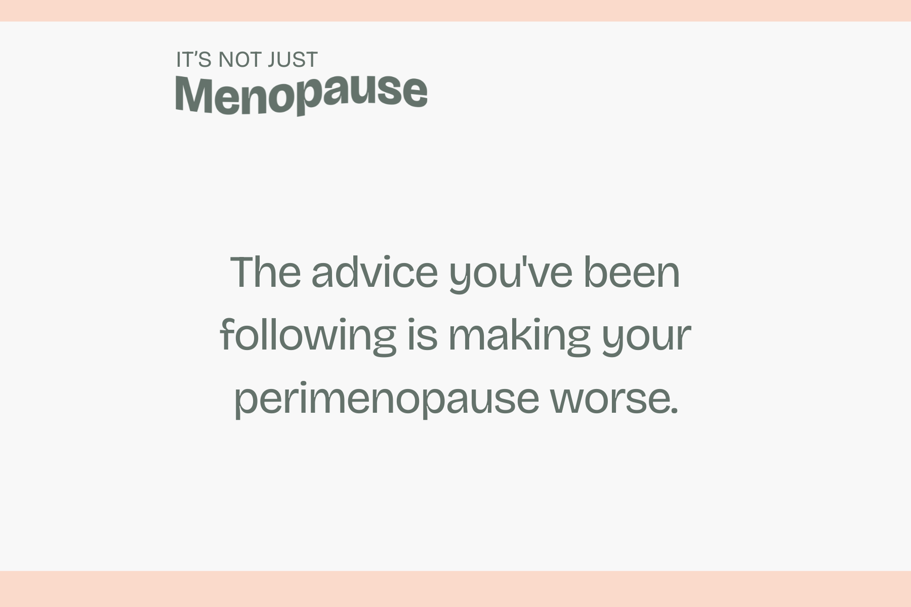 Ep. 134 | Perimenopause Myths: The Online Advice You Need to Stop Following