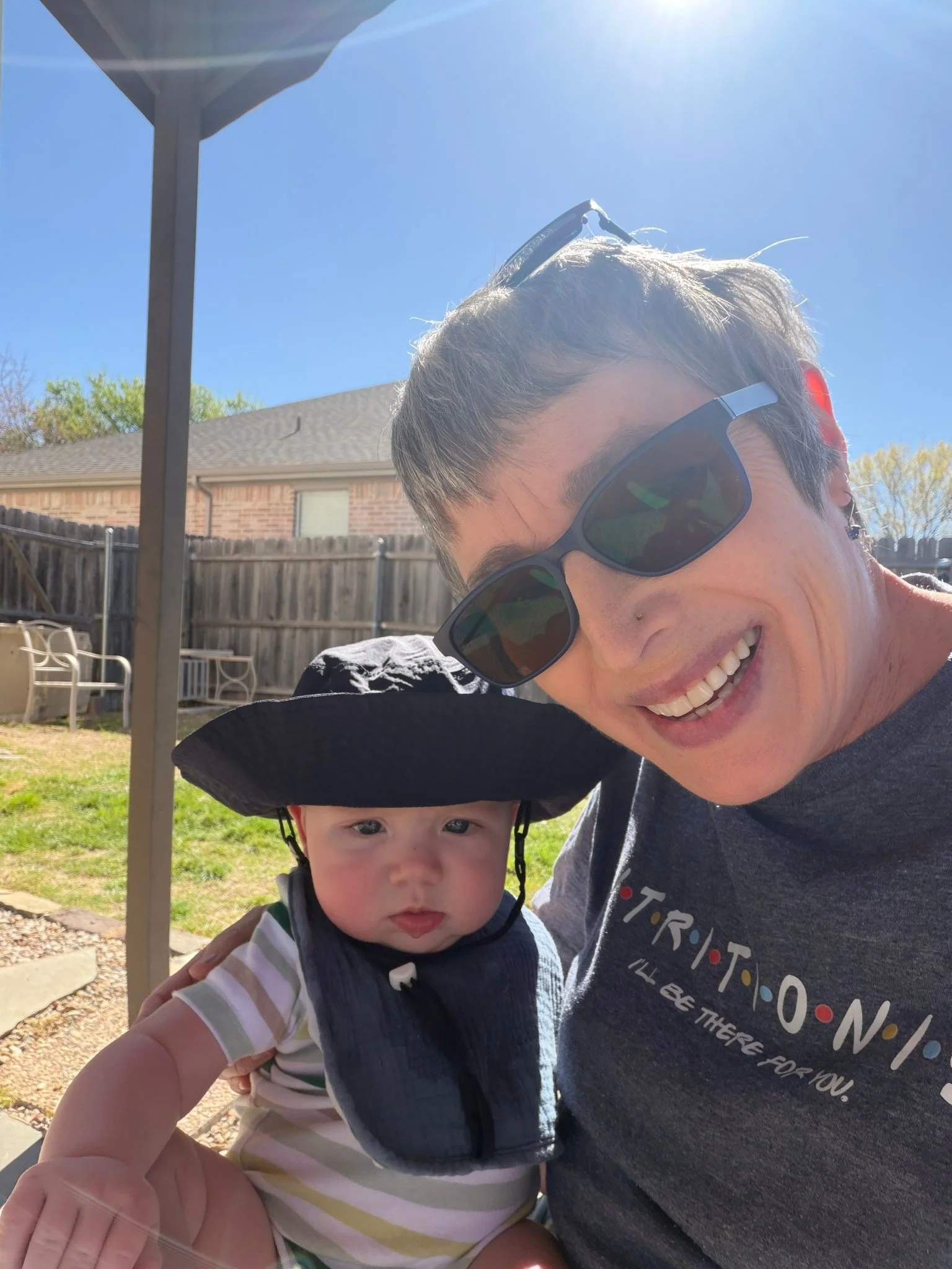 My Friday! Just a nana running her business with little helpers 😁 it&rsquo;s John&rsquo;s birthday, so making sure I get my protein before the Crumbl 🍪 (yes, that&rsquo;s me eating chicken on a fork 🤪). First time in 3 months I&rsquo;ve had sweets