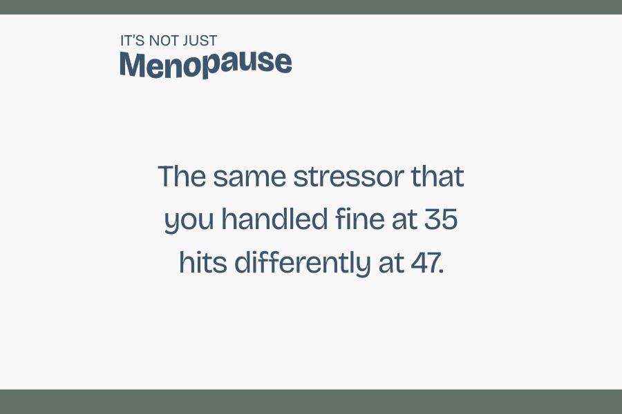 Ep. 138 | Menopause Stress: Why Your Body Can't Handle It Like It Used To (And What to Do About It)