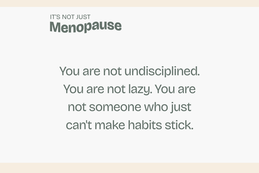 Ep. 139 | Perimenopause Habits: Why You Keep Starting Over (And How to Finally Stop)