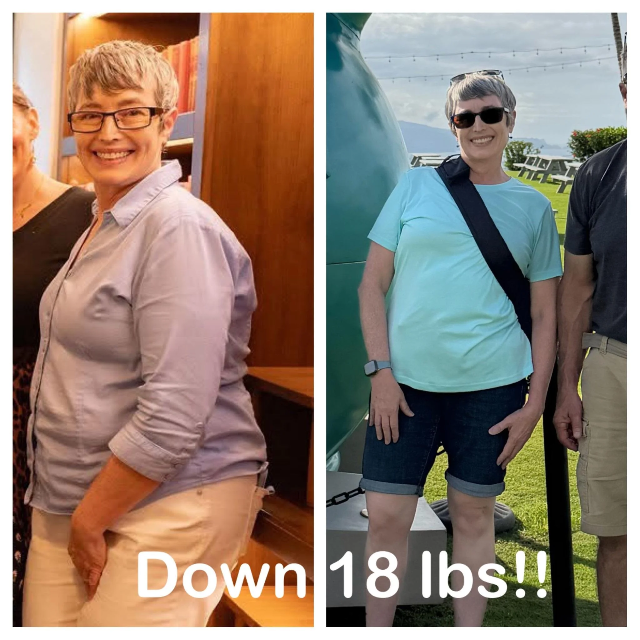 18 pounds down. 👇

And honestly? I feel more like myself than I have in years.

You know I'm always talking about doing the work from the inside out &mdash; stabilizing your system, working with your body instead of against it. That's still the foun