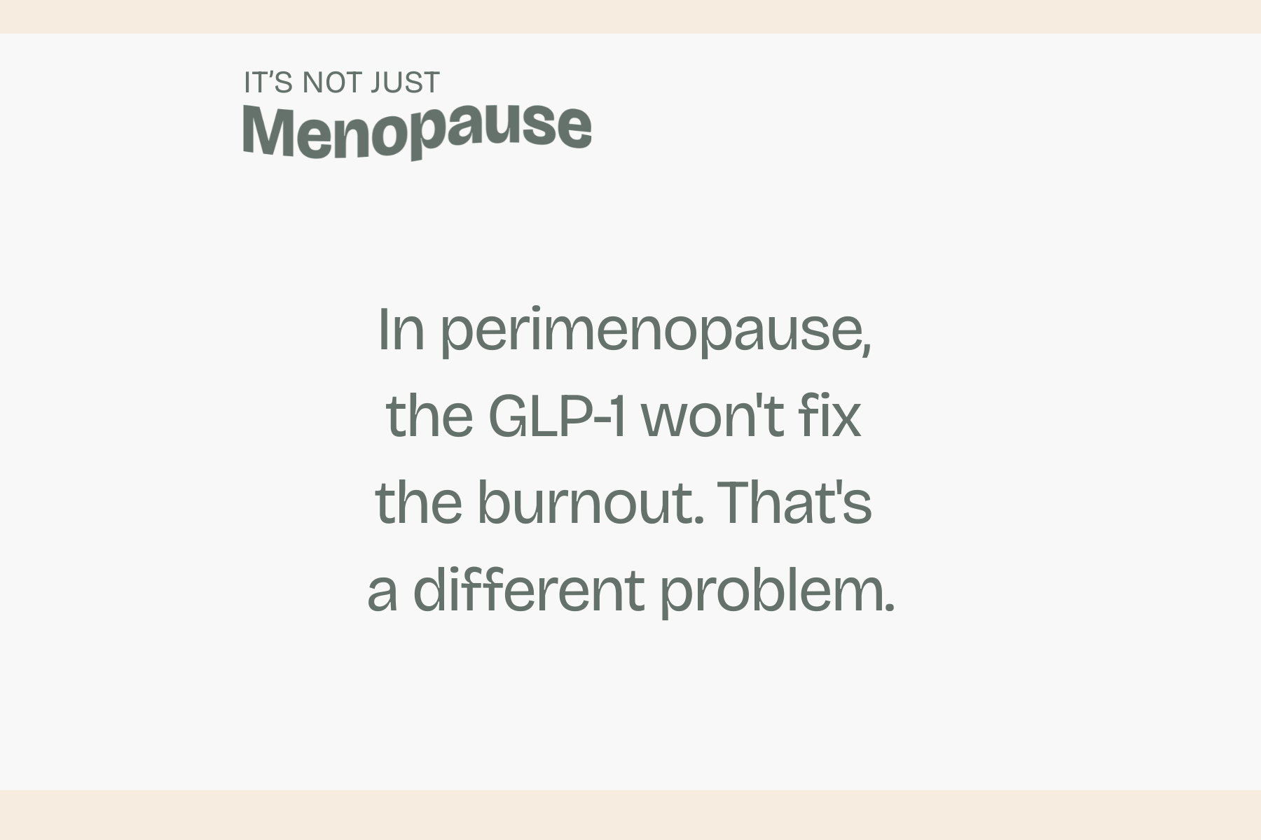 Ep. 144 | GLP-1 and Perimenopause Burnout: Why Losing Weight Doesn't Mean Feeling Better