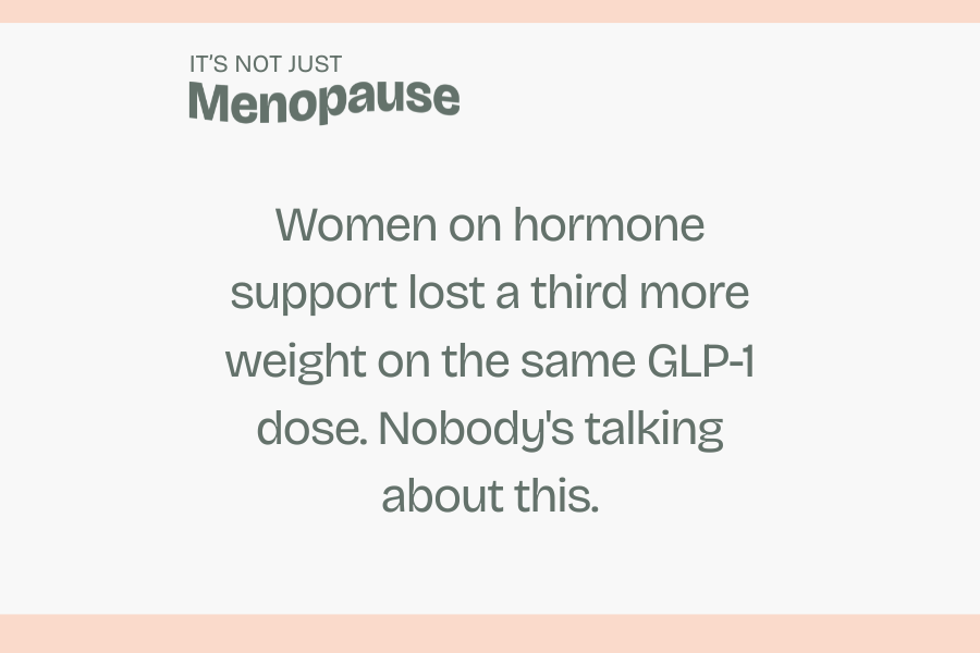 Ep. 145 GLP-1 and HRT in Perimenopause: Why the Scale Barely Moves Without Hormone Support