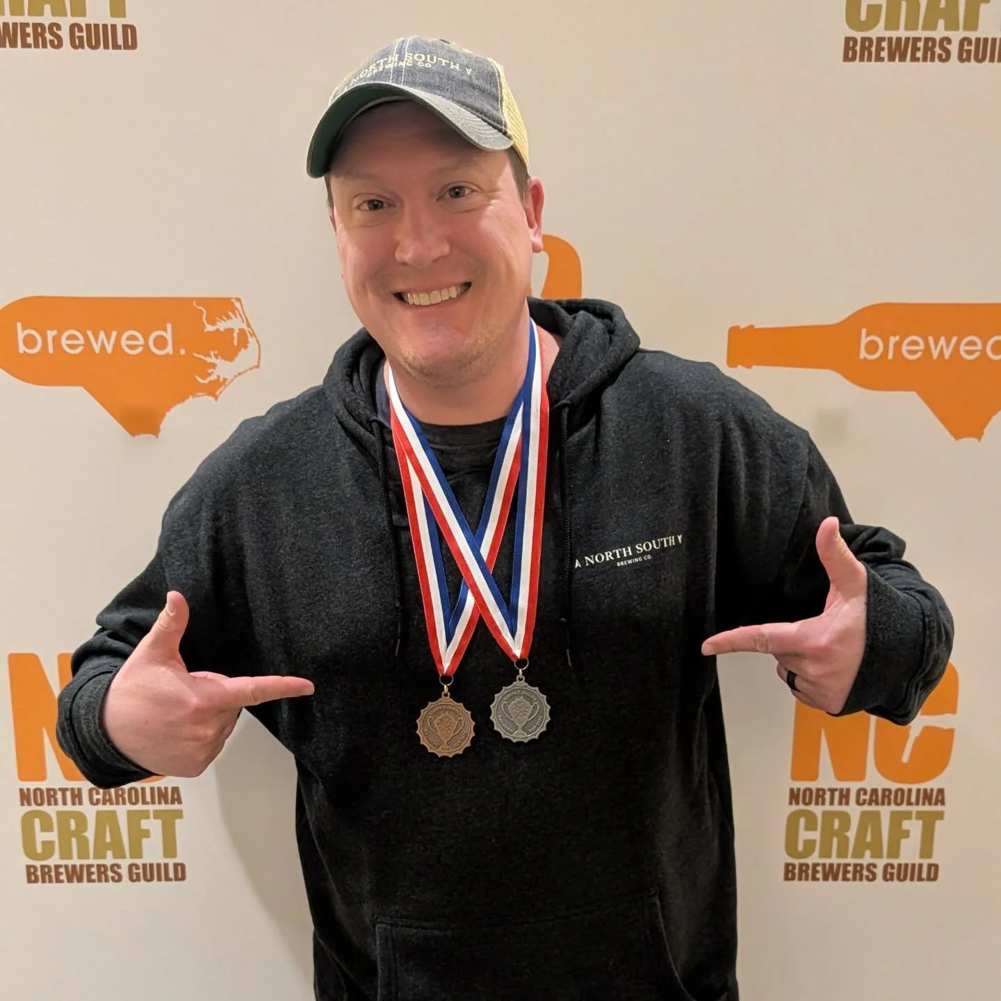 We won! So proud to win two medals at the North Brewer's Cup! Make sure you come to the brewery and try Trains of Fayetteville and Belgian Moonlight! We are going to display the medals for everyone to enjoy! We met some amazing breweries and learned 