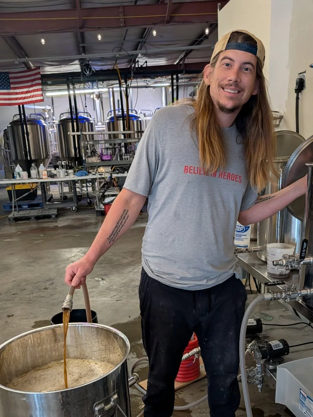 Jonny is playing with the baby brew house today! Any guesses on what he's making?!