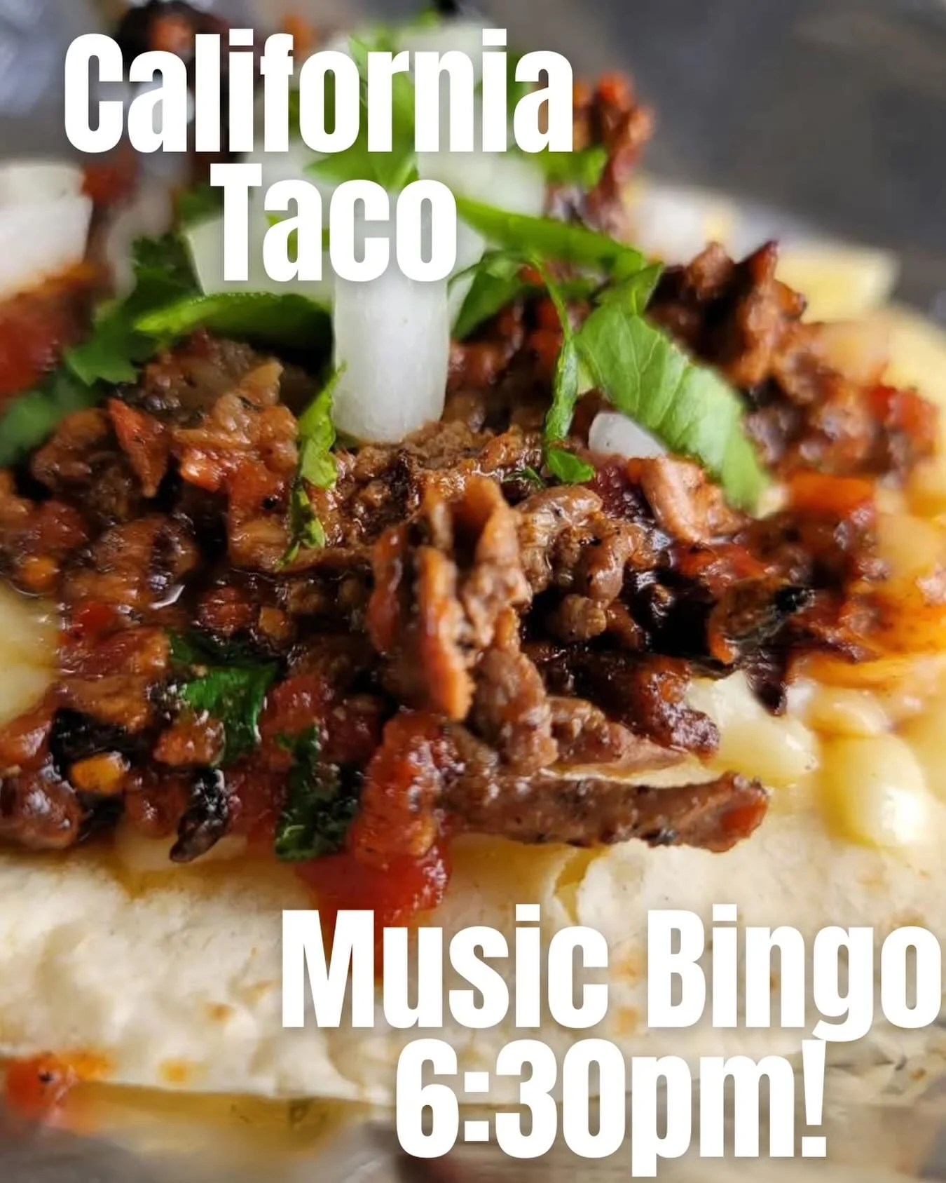 Tacos ✔️
Beer ✔️
Music Bingo ✔️

California Taco is here tonight and Music Bingo kicks off at 6:30pm! The perfect Wednesday night is officially planned. 🌮🍺

➡️ Purse Bingo is TOMORROW! Grab the girlies, grab a drink, and get ready to play for some 