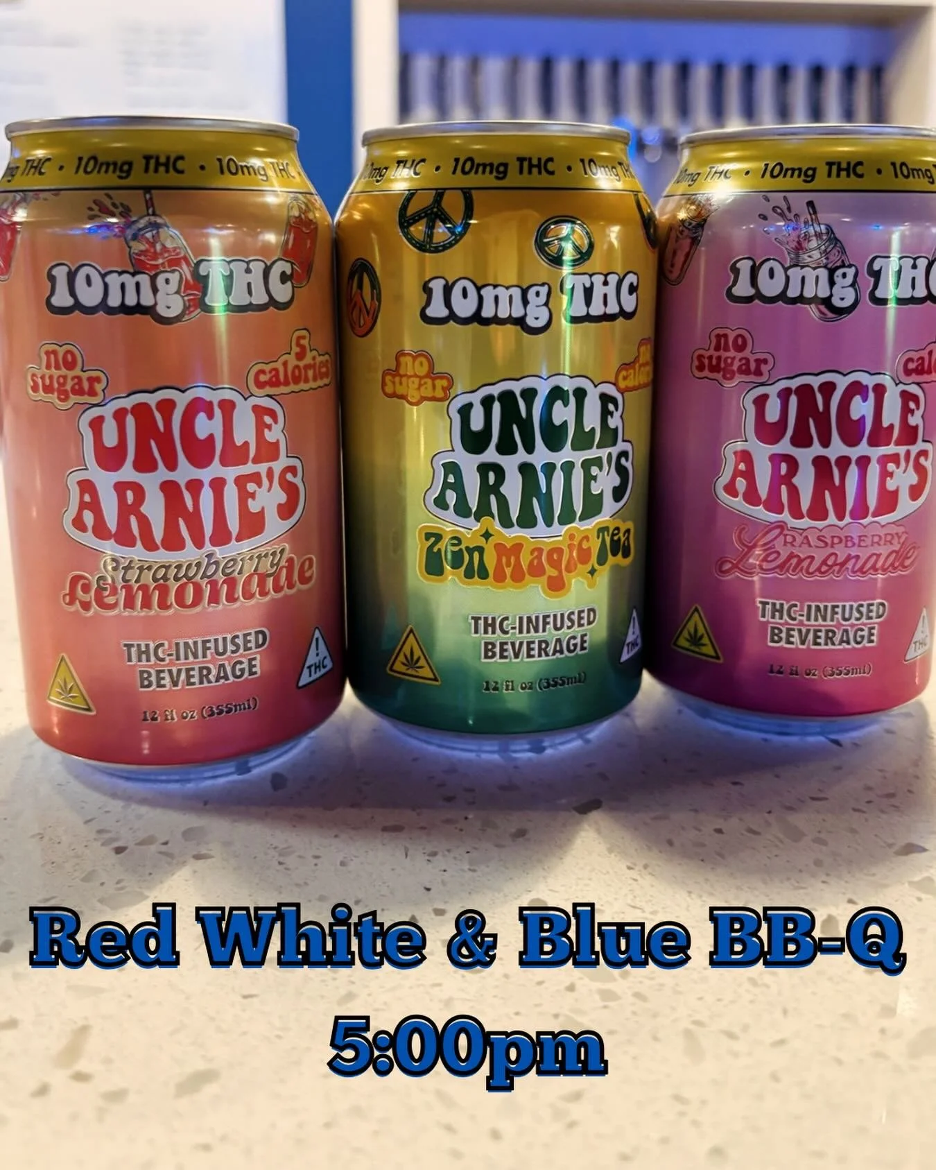 We tasted them, we love them, and now they&rsquo;re officially North South approved! 🤝

Come try our new THC beverages and wrap up off your Friday eve with Red, White &amp; Blue BBQ starting at 5pm! 🍗🇺🇸

&ldquo;Beer at its best, pairs well with l