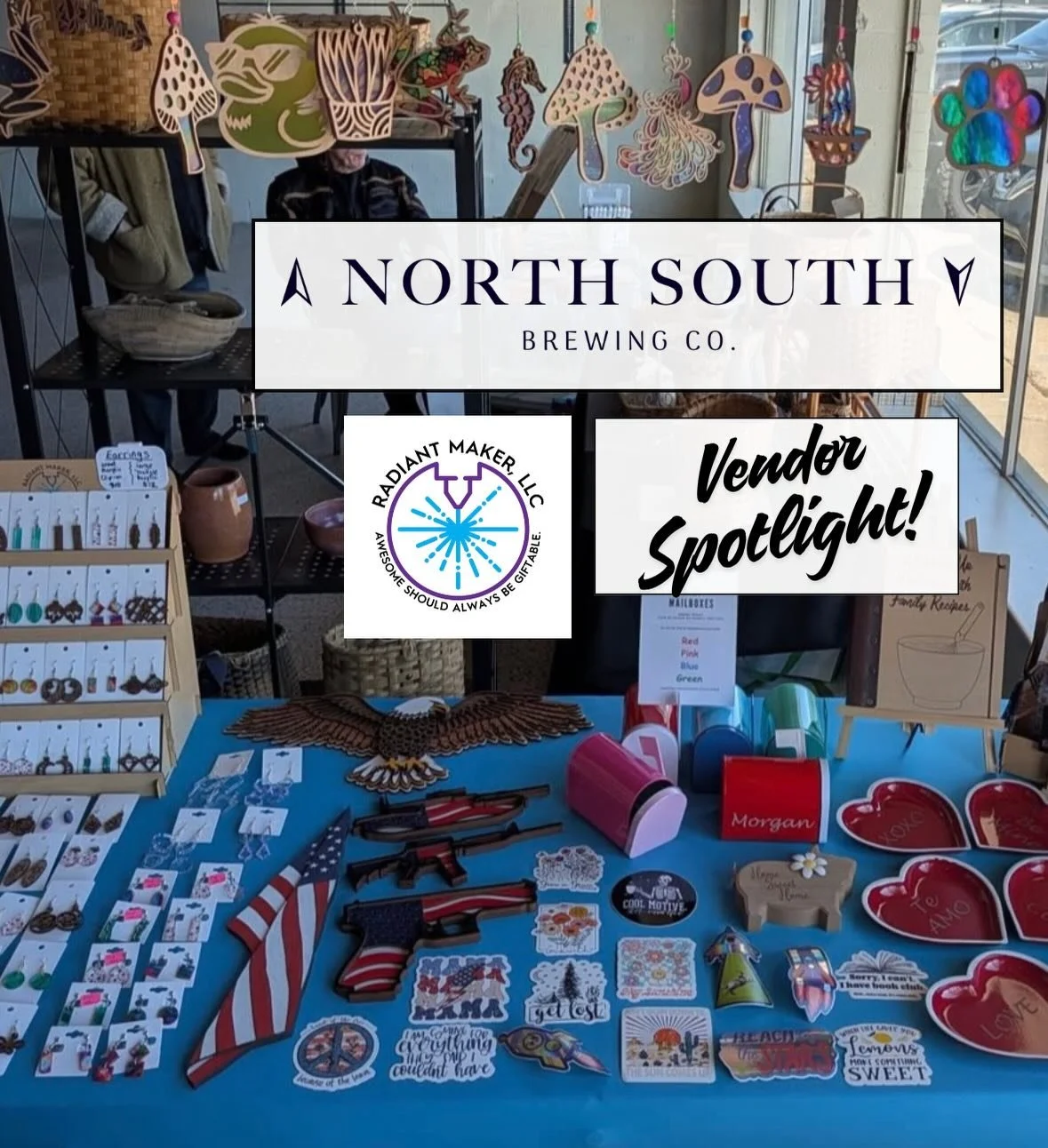 One of our favorite parts of market mornings is seeing families show up together! Sharing in their creativity, their passion, and a whole lot of joy. That&rsquo;s exactly what Amanda Cook and her beautiful family bring to the North South Taproom each