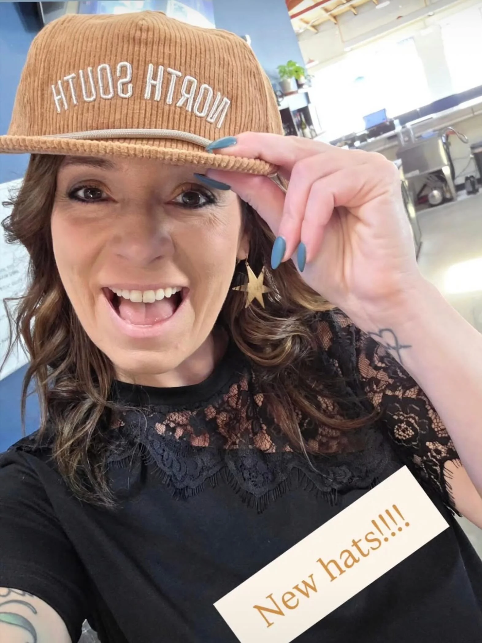 New merch drop! Attention hat people and people who suddenly become hat people when they see a cool hat&hellip;

NEW NORTH SOUTH HATS ARE HERE! 

Grab one and immediately become 47% cooler.*
*Not scientifically proven! 

Farmers Market today 1:00- 5: