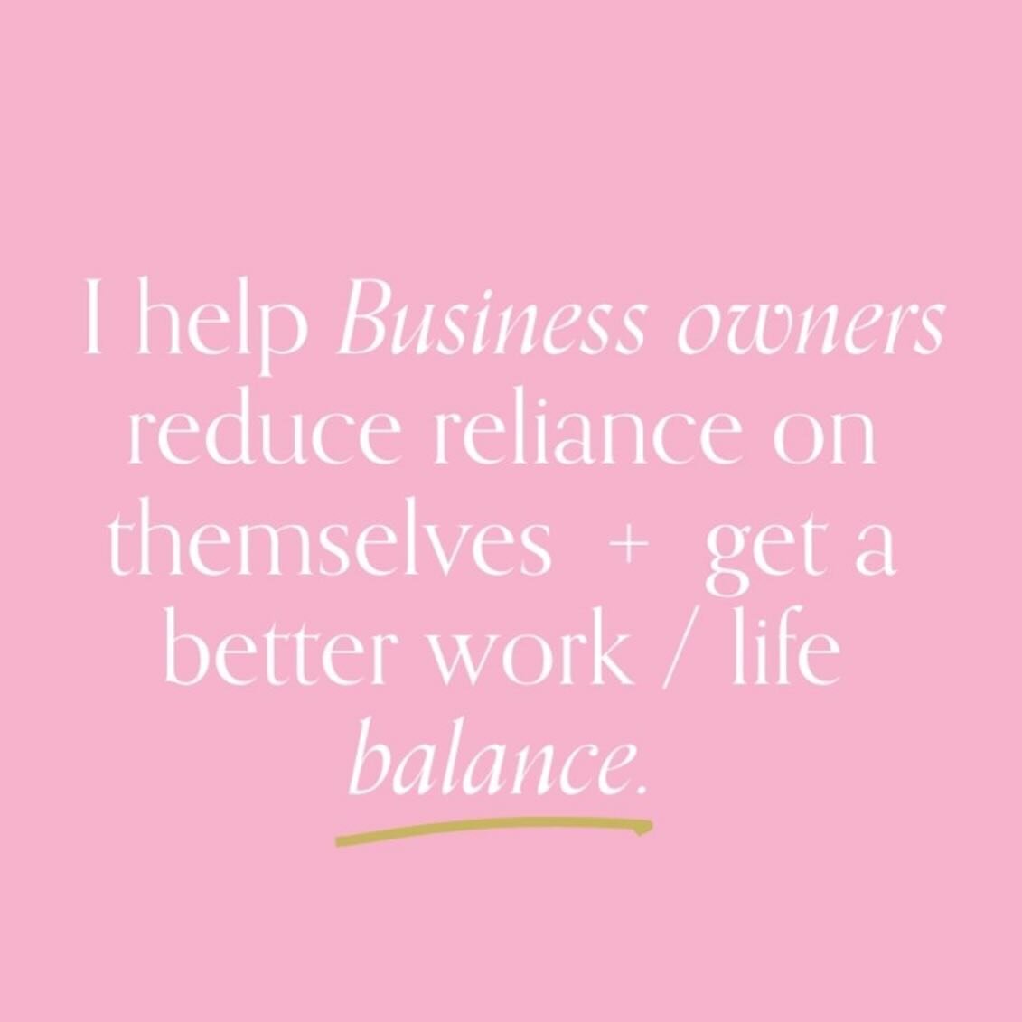 Do you find yourself working evenings and weekends? Did you start your business to give you the lifestyle you wanted but instead are working 80 hour weeks trying to keep on top of everything? There is a way forward! You don&rsquo;t need to sell your 