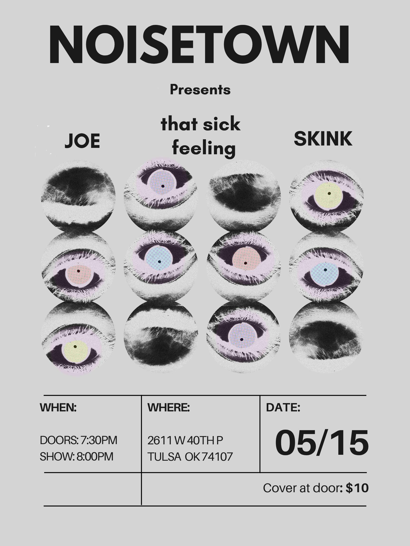 Live Music All Ages feat: That Sick Feeling, SKINK, & Joe Henderson