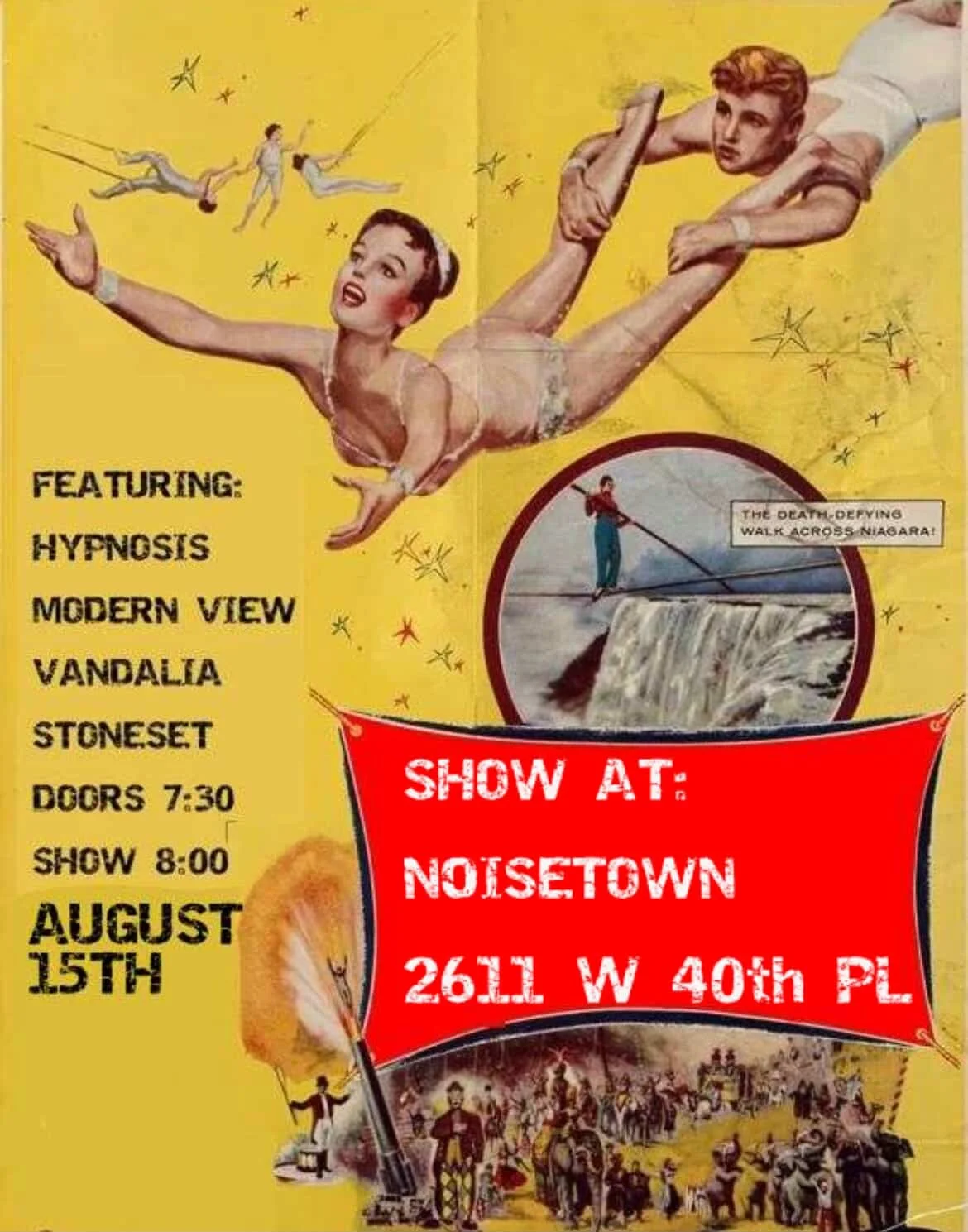 Live All Ages Music feat: Hypnosis, Modern View, Vandalia, STONESET