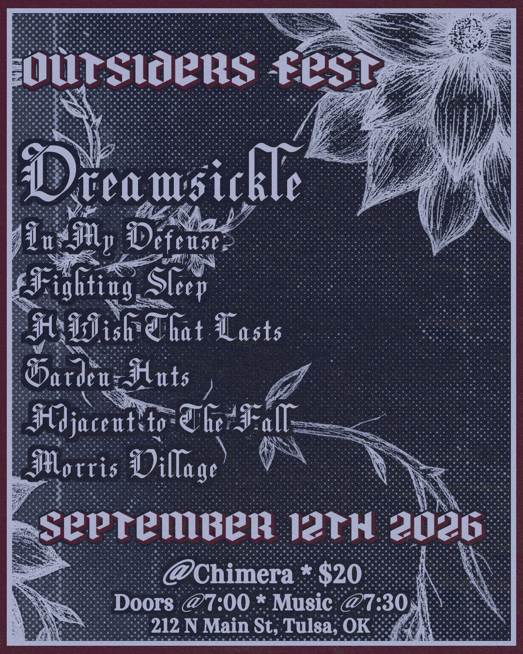 Outsiders Fest #2 at Chimera!!! Our 3rd Anniversay!!!