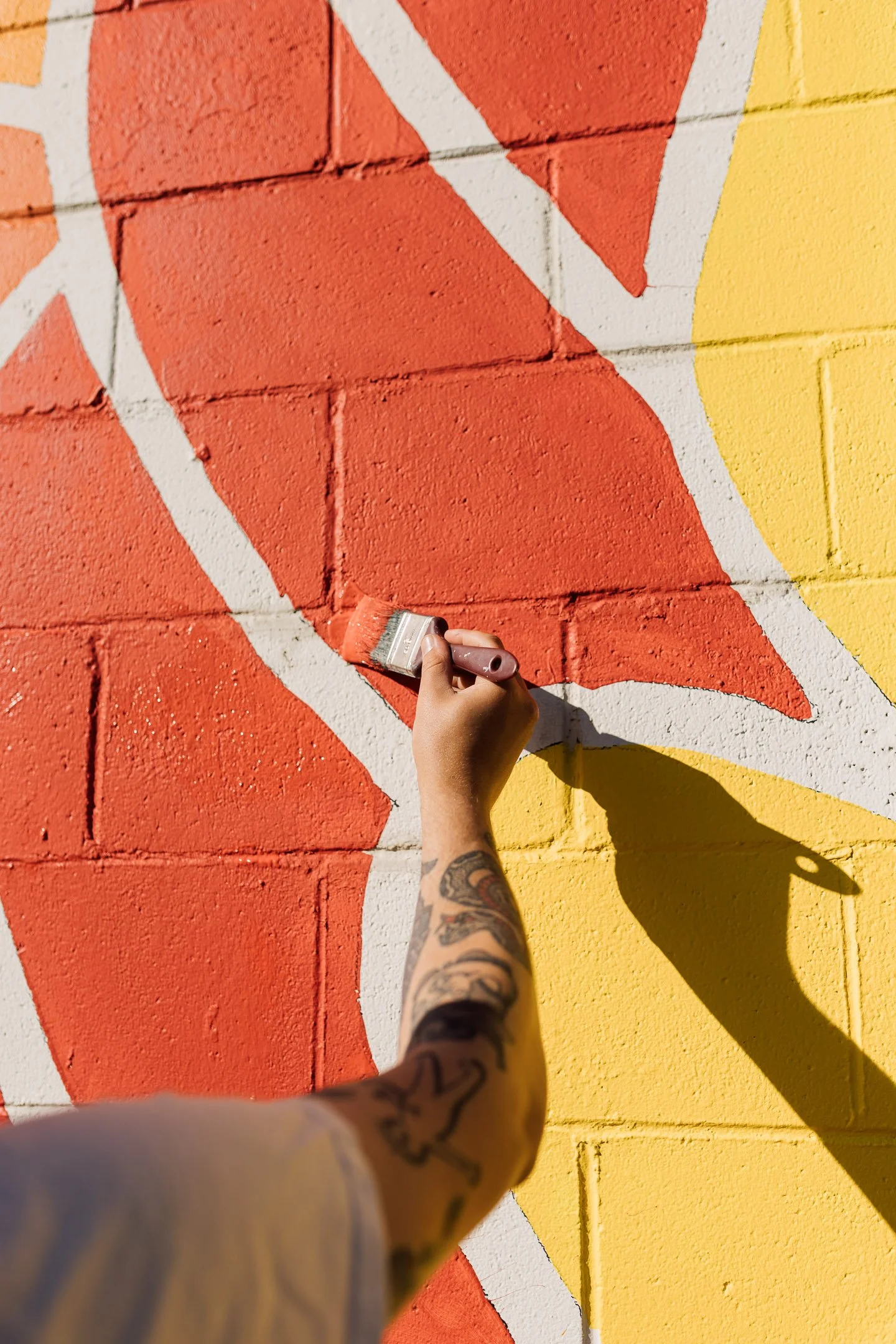 In progress painting 