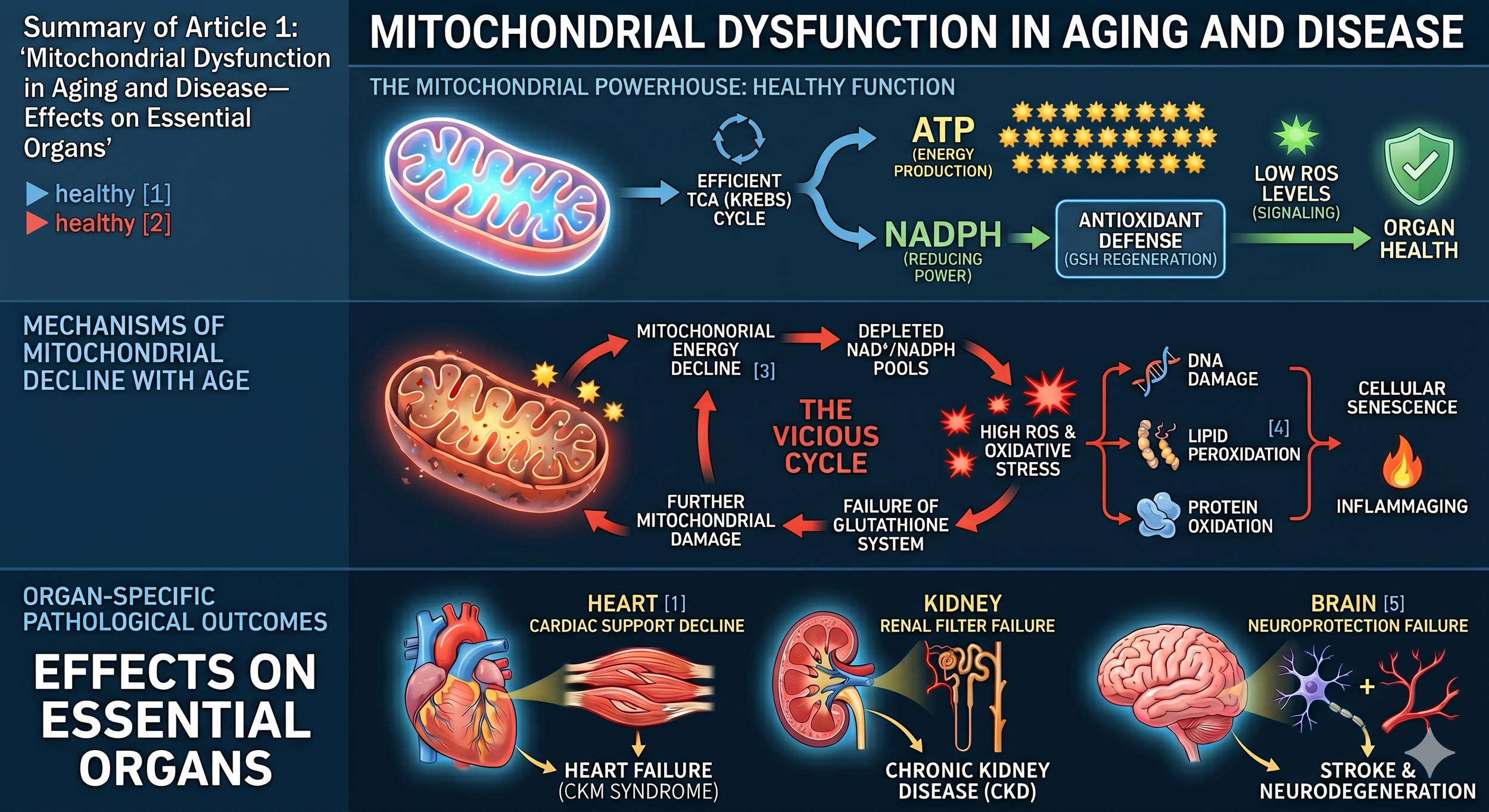 The Pathophysiology of Oxidative Stress and Age-Related Disease