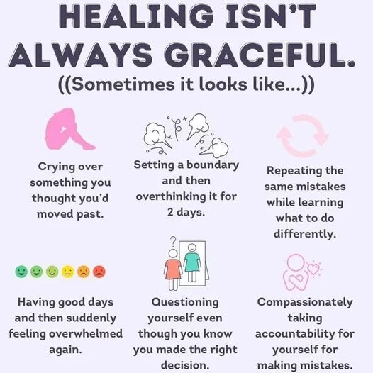 🌱 Healing Isn&rsquo;t Always Graceful 🌱
Sometimes healing looks like messy tears at 2 a.m.
Sometimes it&rsquo;s setting boundaries that feel terrifying.
Sometimes it&rsquo;s taking one small breath instead of spiraling.
At Elston Psychotherapy, we 