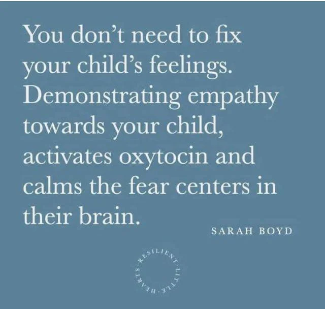 🌿 You don&rsquo;t need to fix your child&rsquo;s feelings.
Empathy is one of the most powerful tools a parent can offer.

When we pause to truly see and understand our child&rsquo;s emotions&mdash;without rushing to fix or minimize them&mdash;we hel