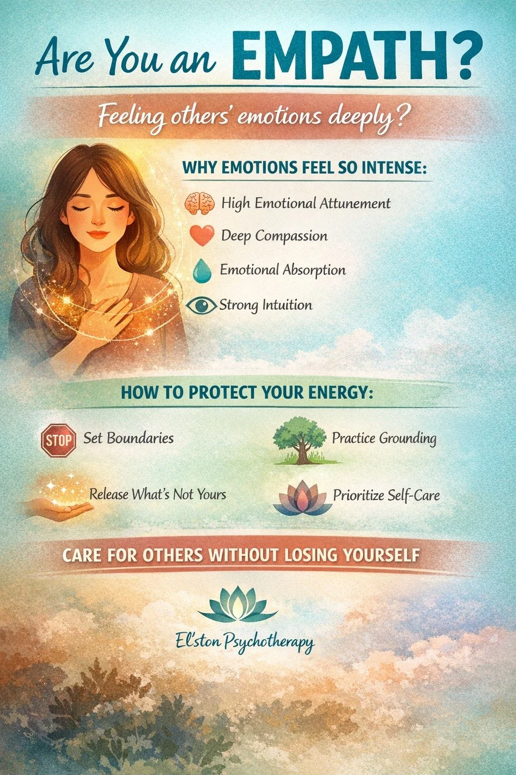 🌿 Are You an Empath? Understanding Why You Feel So Deeply 🌿

Have you ever walked into a room and immediately sensed tension&mdash;even when no one said a word? Do other people&rsquo;s emotions seem to affect your mood or energy? You might be an em