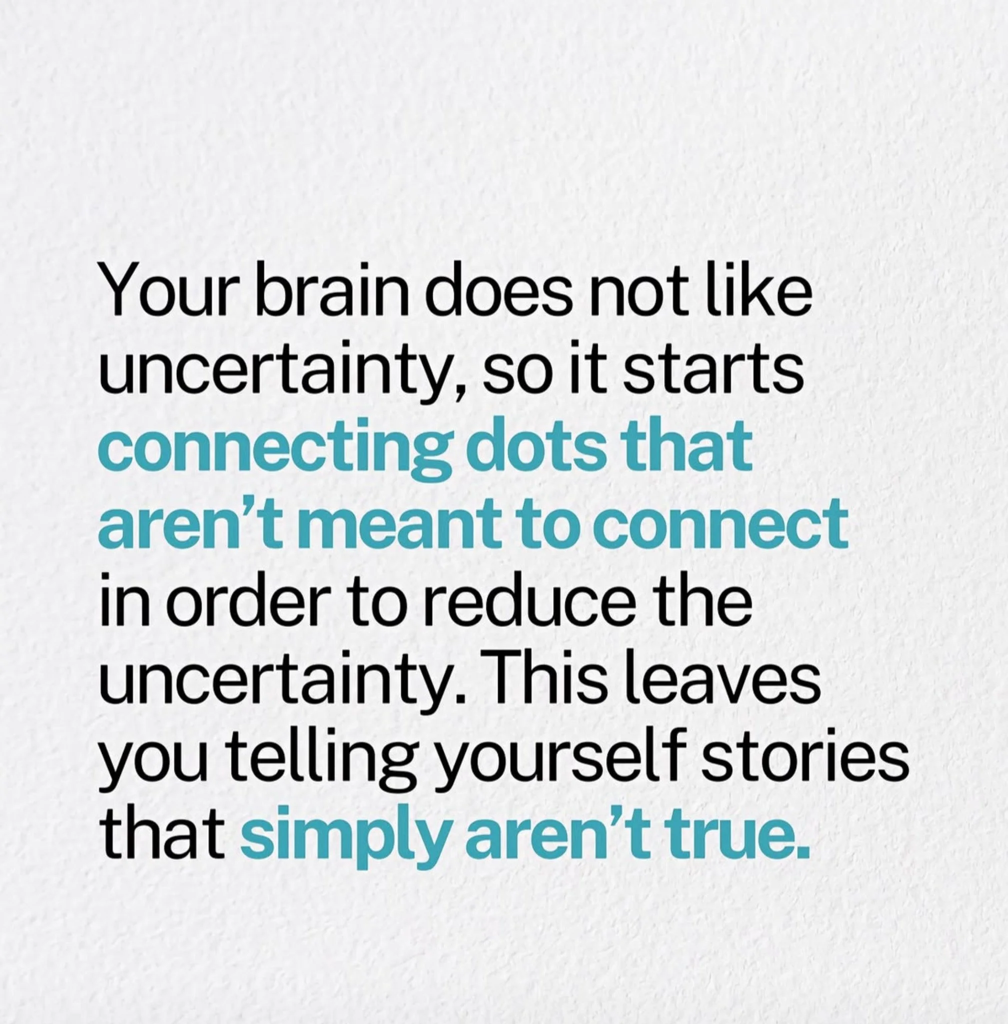 Hello, Christine here&mdash;Clinical Director at Elston Psychotherapy (DrPH(c), LCSW, MBA, MSW).

I&rsquo;m constantly reminding my patients of this: our brains are wired to seek certainty. When something feels unclear or unpredictable, the mind ofte