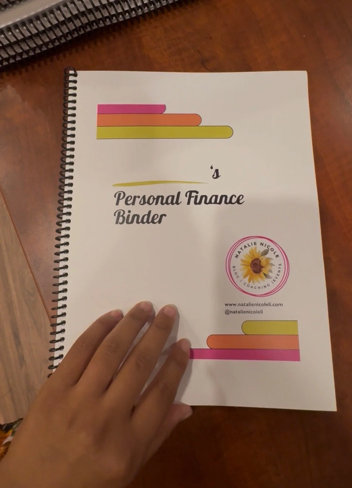 Personal Finance Workbook Hardcopy with Webinar