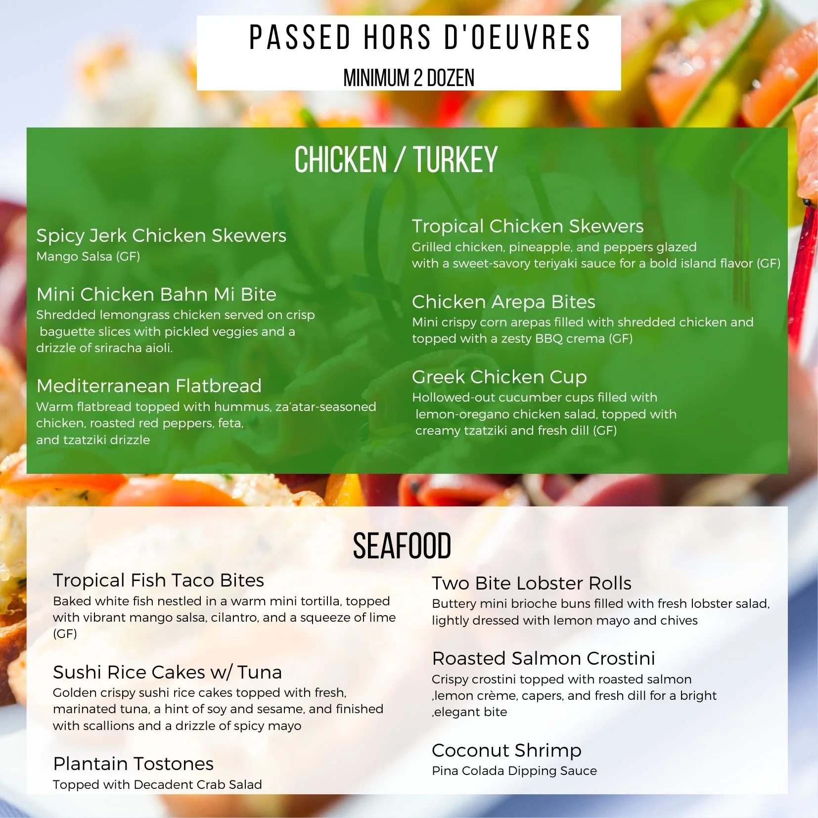 Spring & Summer Catering Boston | Fresh Seasonal Menus | Powerhouse ...