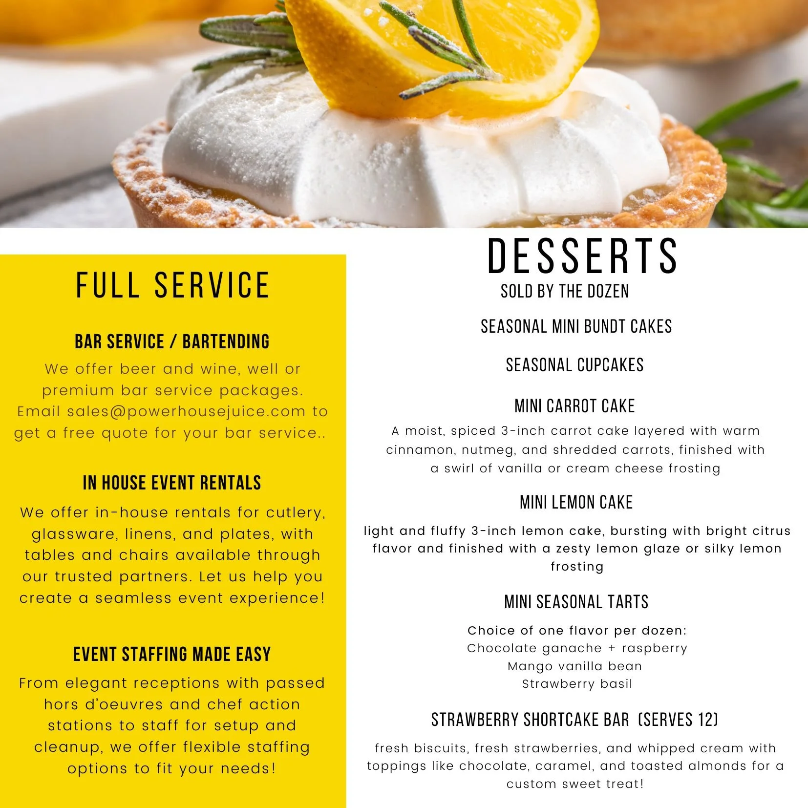 Spring & Summer Catering Boston | Fresh Seasonal Menus | Powerhouse ...